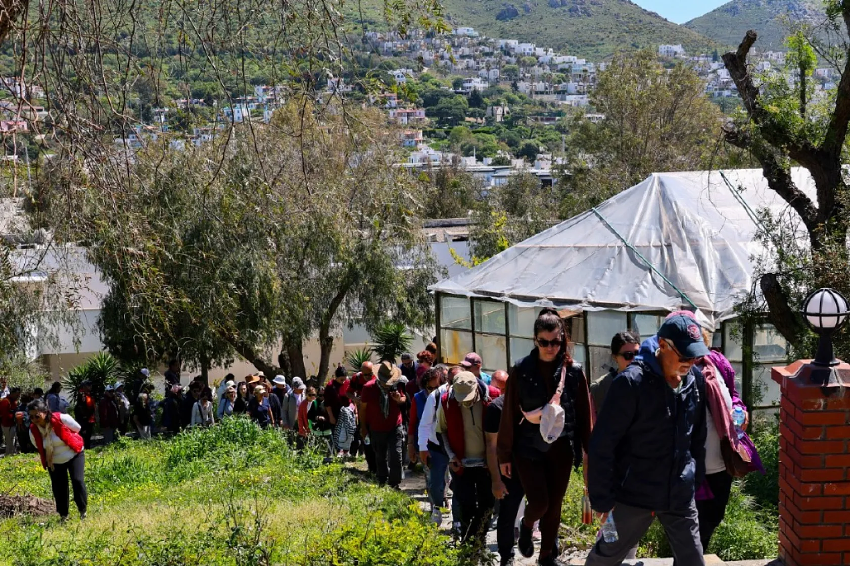 Bodrum'da kültür ve doğa yürüyüşü yapıldı