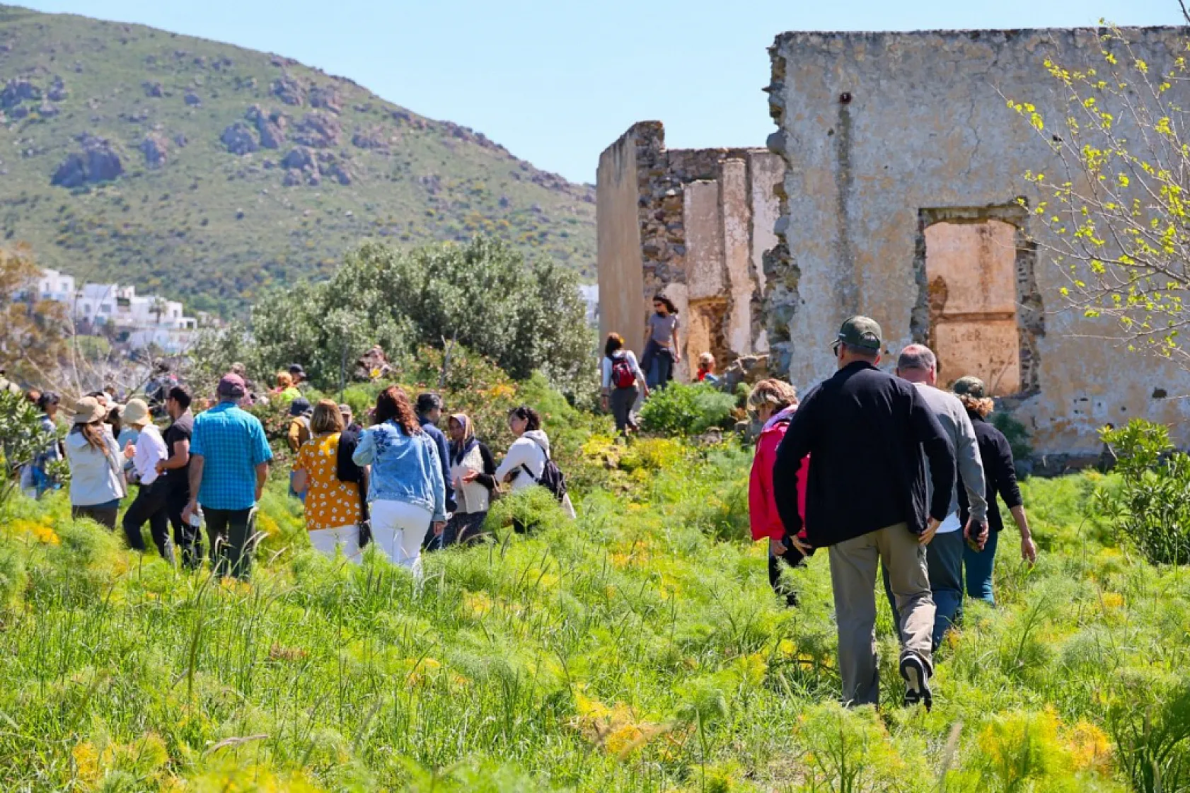 Bodrum'da kültür ve doğa yürüyüşü yapıldı