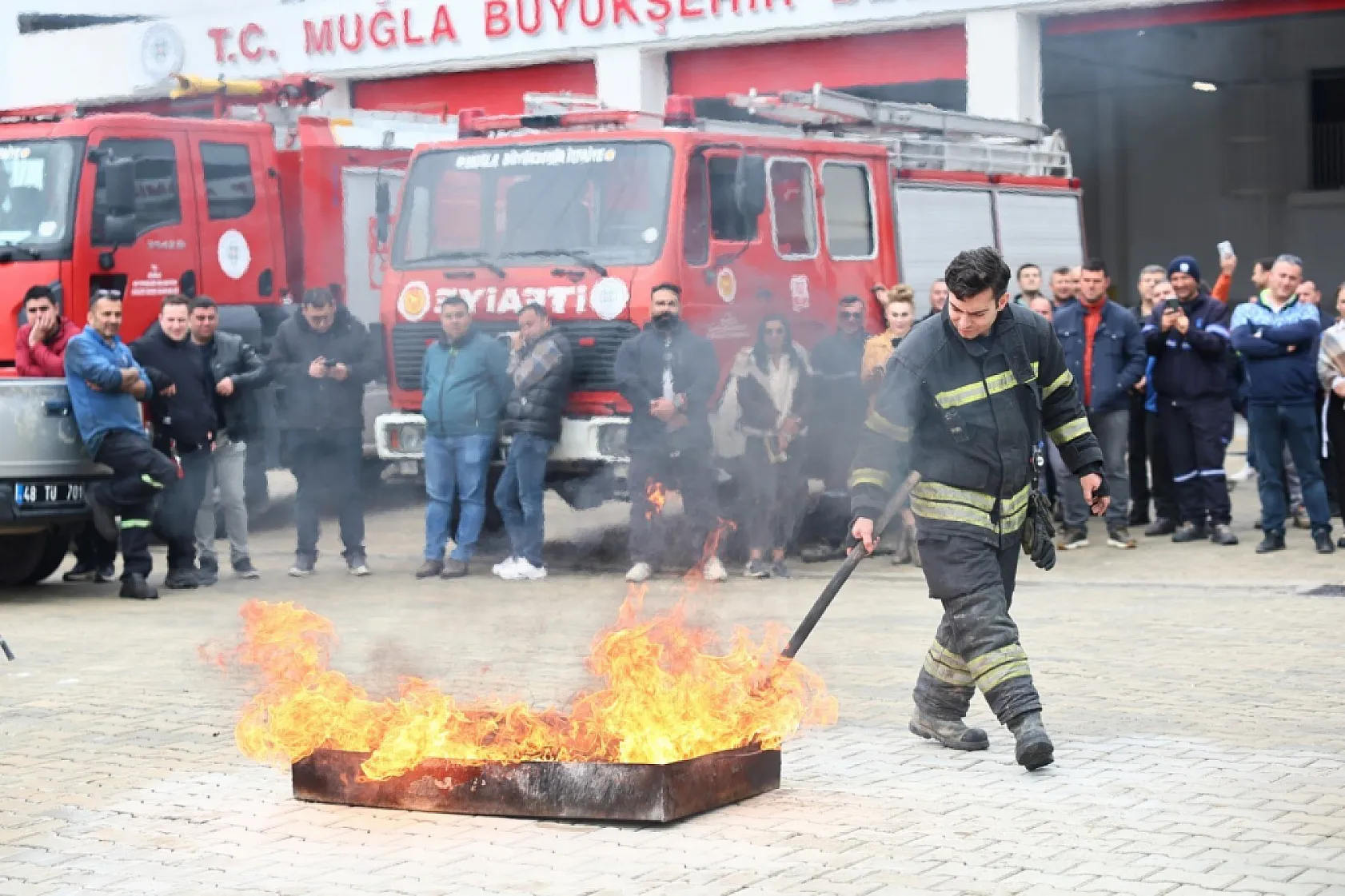 Bodrum'da yangın güvenliği bilinci artırılıyor