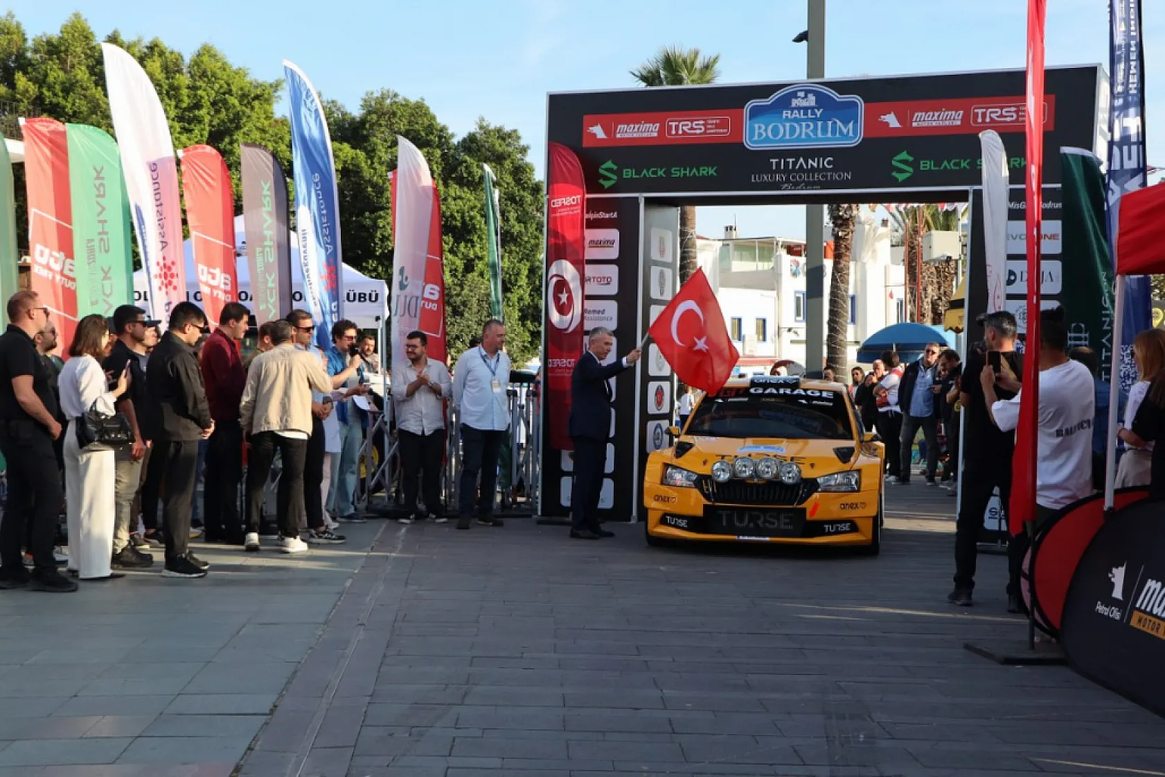 Bodrum Rallisi'nin start seremonisi yapıldı