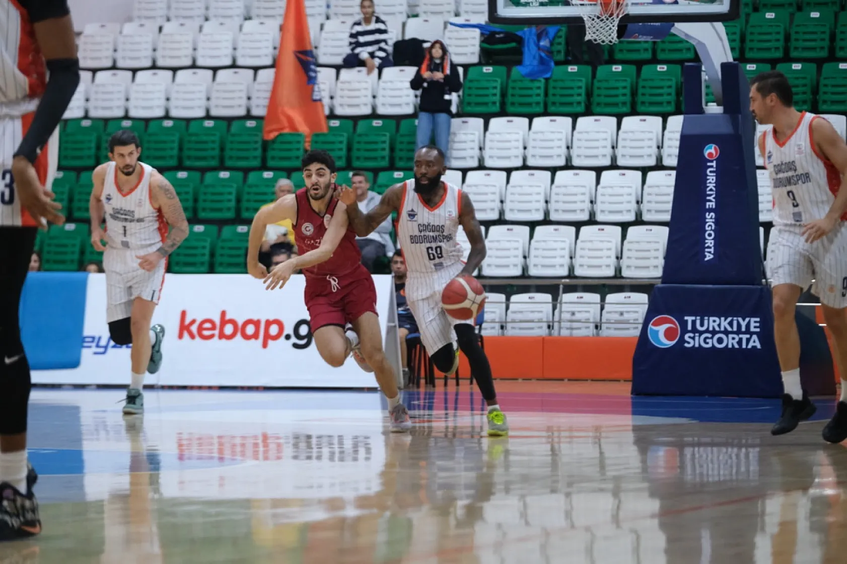 Çağdaş Bodrum Spor, Gaziantep Basketbol Karşısında Yıldızlaşan Performansıyla Galibiyete Ulaştı