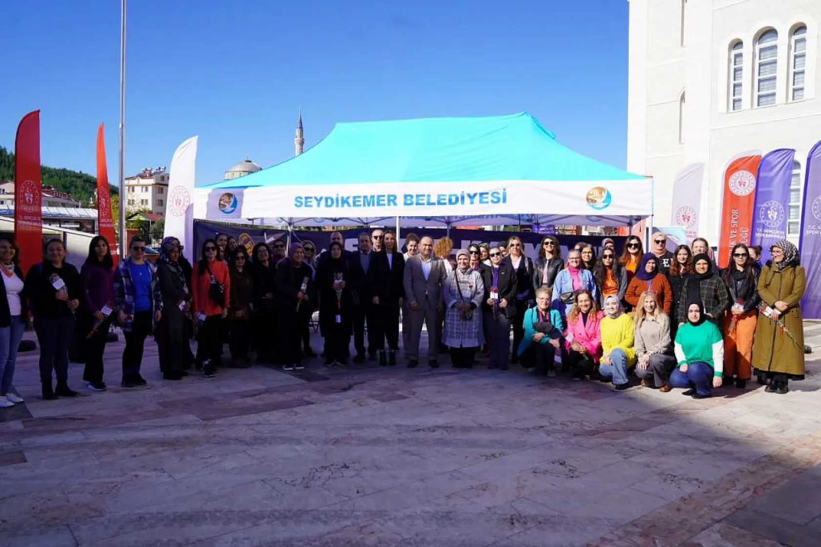 Seydikemer'de Kadına Yönelik Şiddete 'Hayır' Denildi