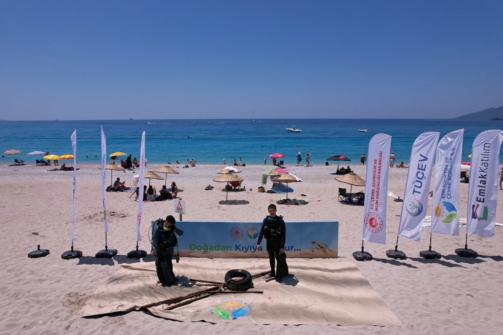 Ölüdeniz Belcekız Plajı'nda Çevre Günü Etkinlikleri