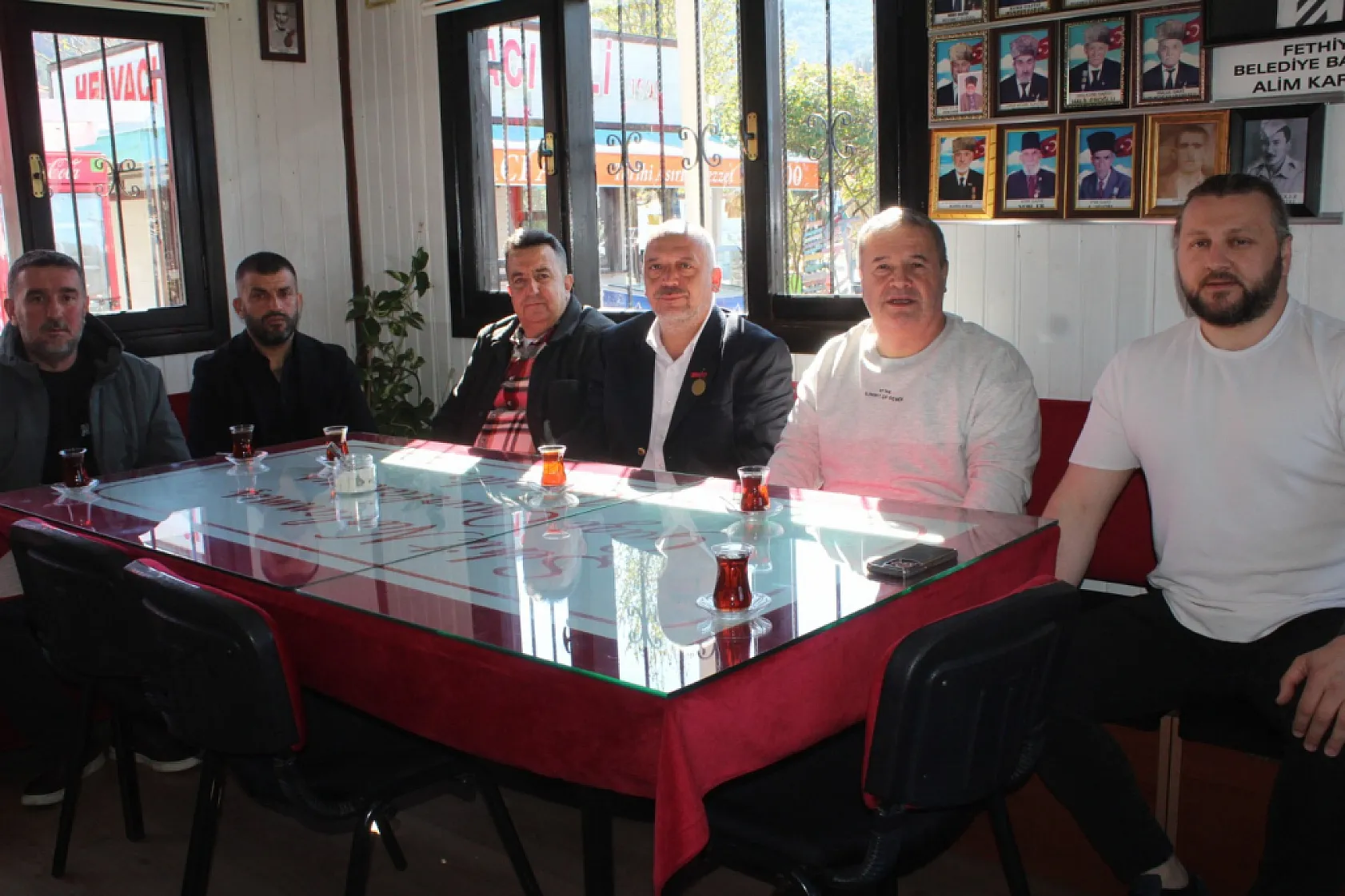 BBP Fethiye İlçe Başkanı İsmail Tombak'tan Gaziler Derneği'ne ziyaret