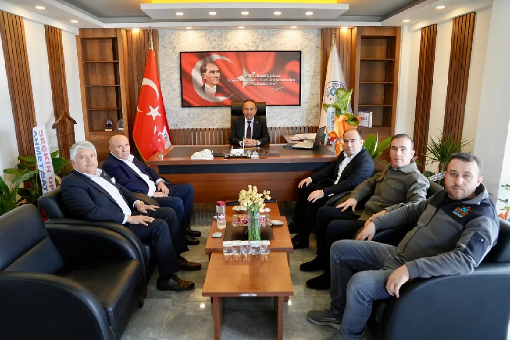 Başkan Akdenizli ve Milletvekili Otgöz'den Oda Başkanlarına 'Hayırlı Olsun' Ziyareti