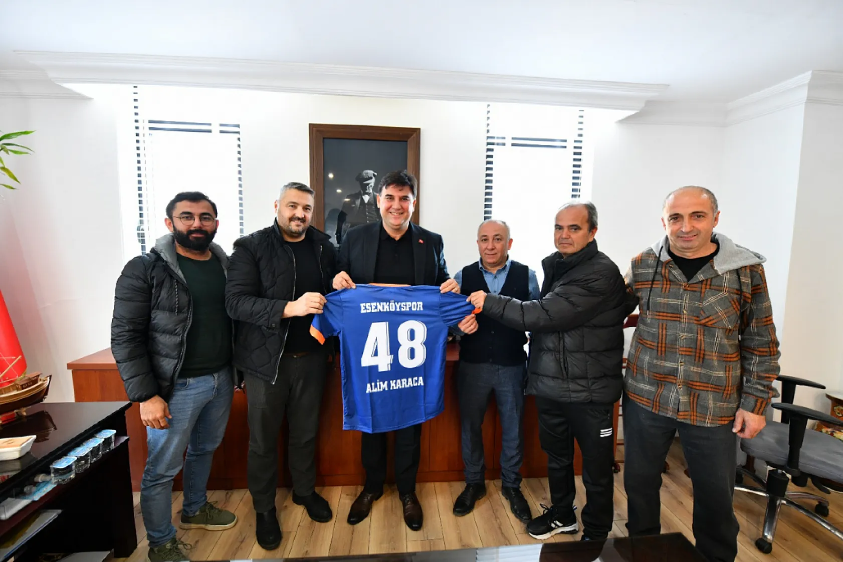 Esenköy Spor'dan Karaca'ya Ziyaret