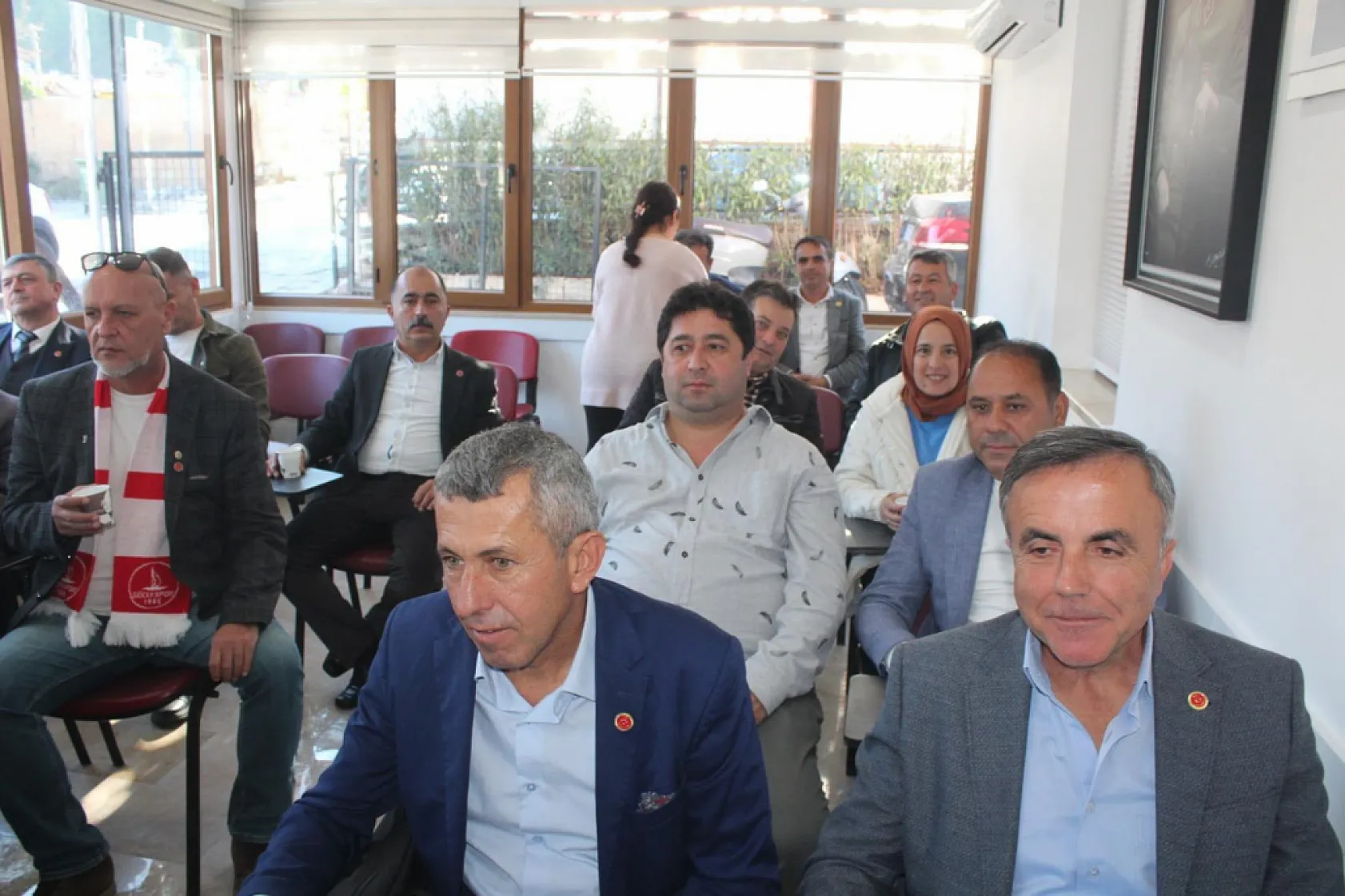 Fethiye Muhtarları, CHP İlçe Başkanı Mustafa Koyuncu ile Buluştu