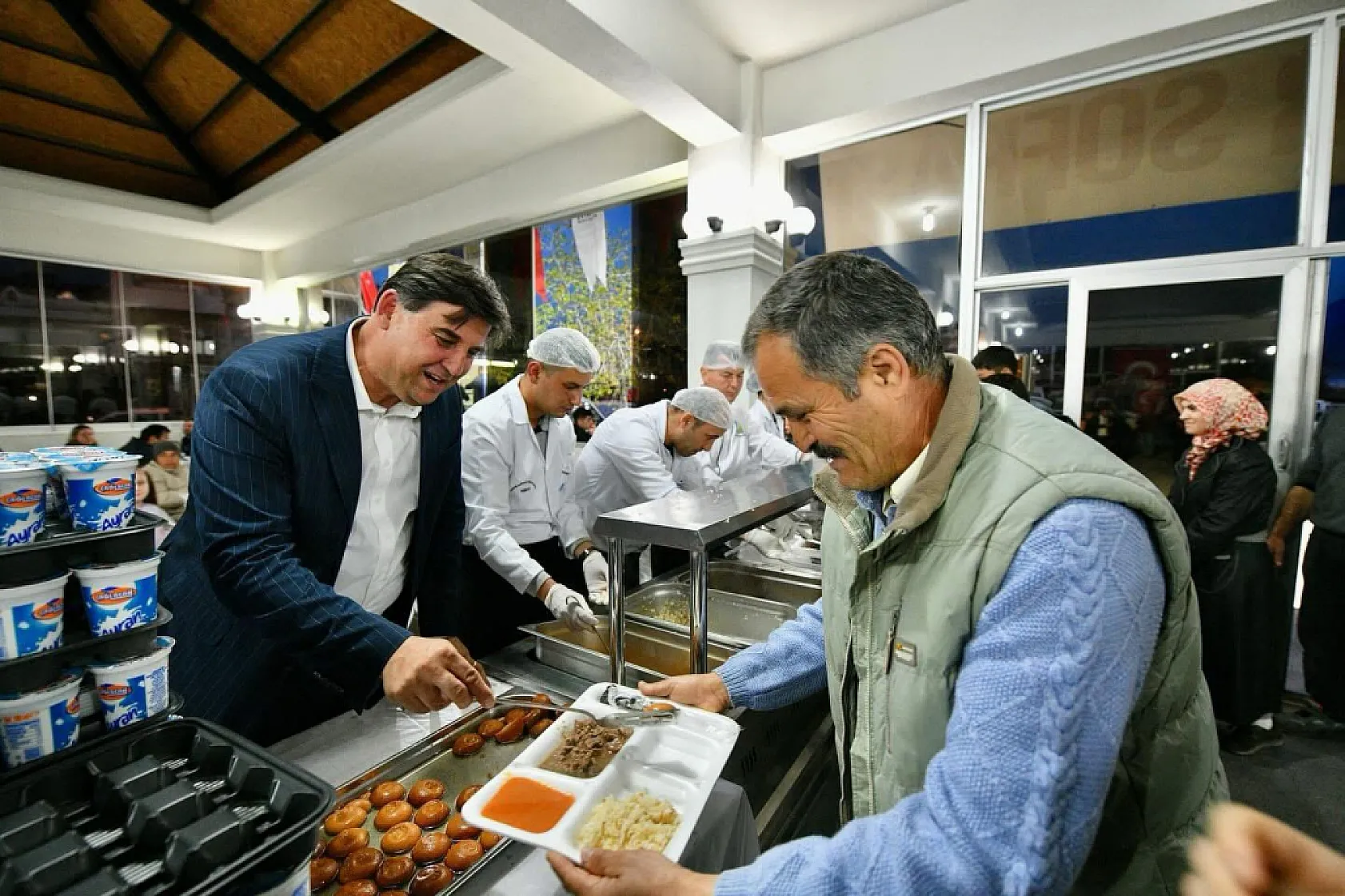 Ramazan ayı boyunca Fethiye Çatalarık sosyal tesisinde iftar yemeği verilecek