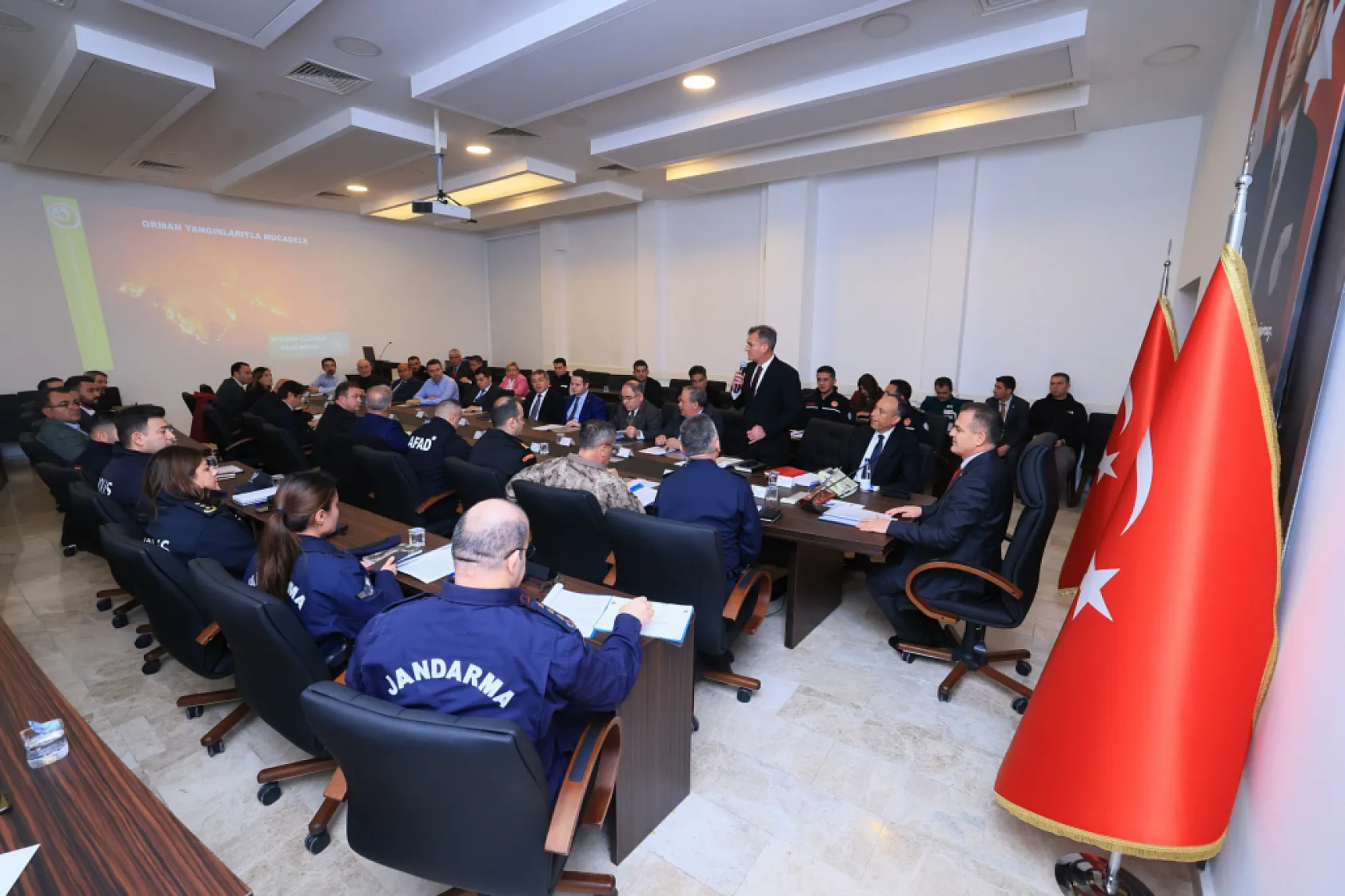 Muğla'da orman yangınlarıyla mücadele toplantısı gerçekleştirildi