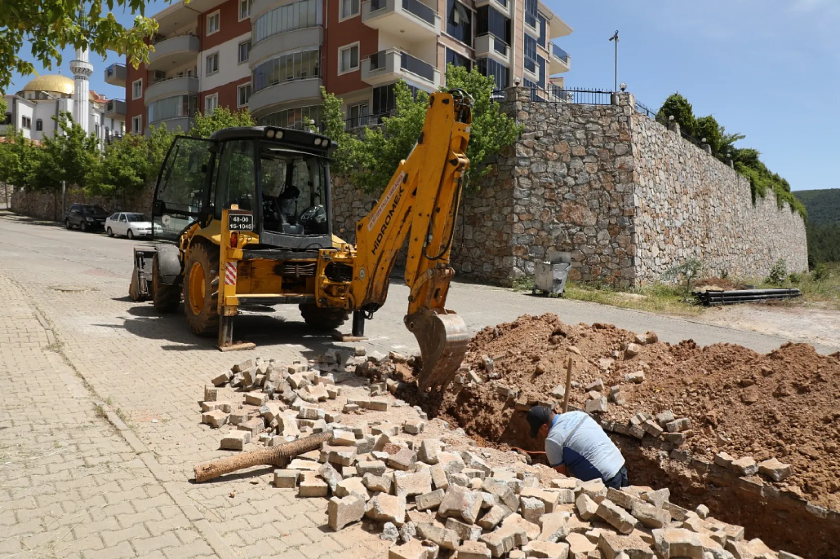 MUSKİ Ekipleri Menteşe'de içme Suyu Hatlarını Yeniledi