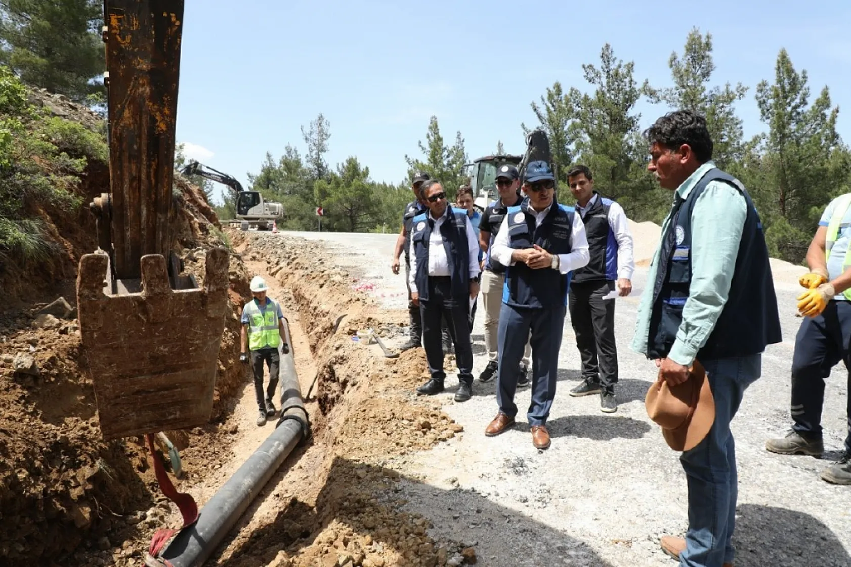 Menteşe'de İçme Suyu Hattı Yenileniyor