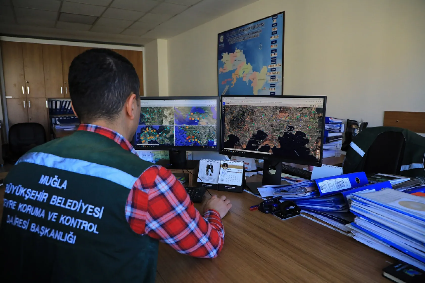 Büyükşehirden Hafriyat Kamyonlarına Uydu Takibi