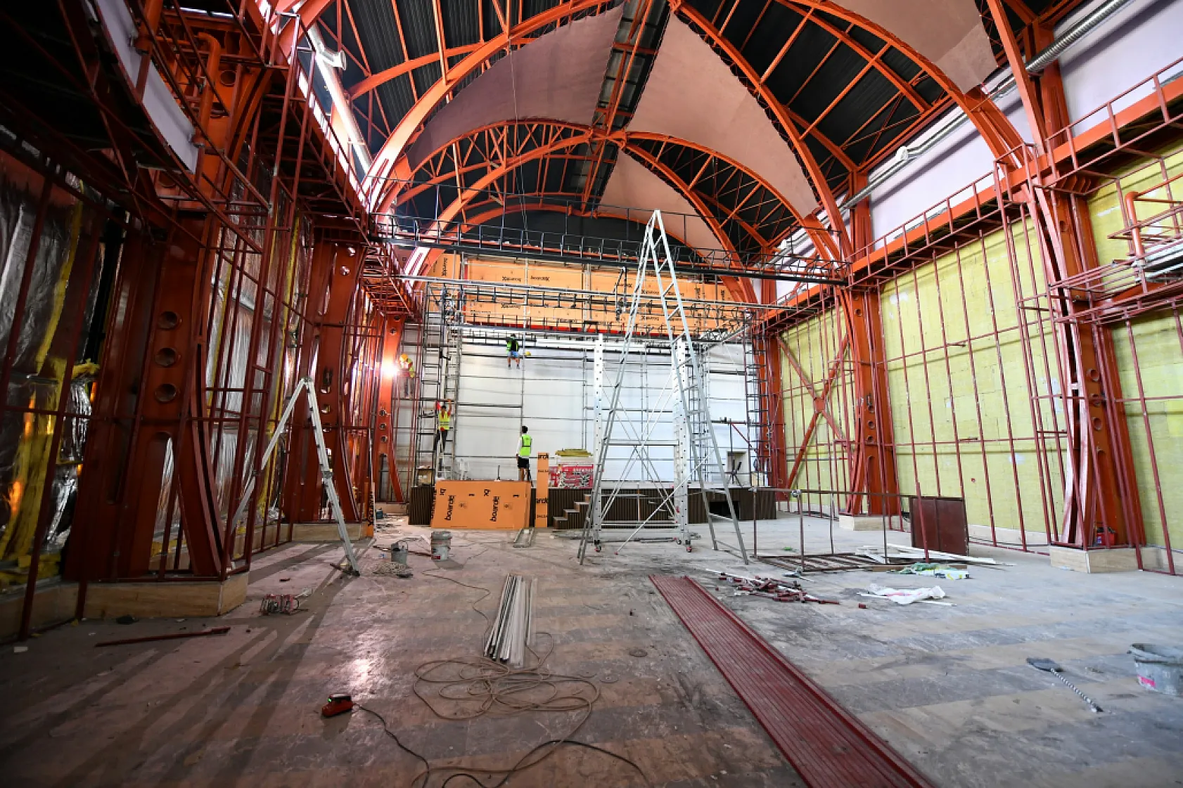 Fethiye Belediyesi Özer Olgun Kültür Merkezi'nde Çalışmalar Sürüyor