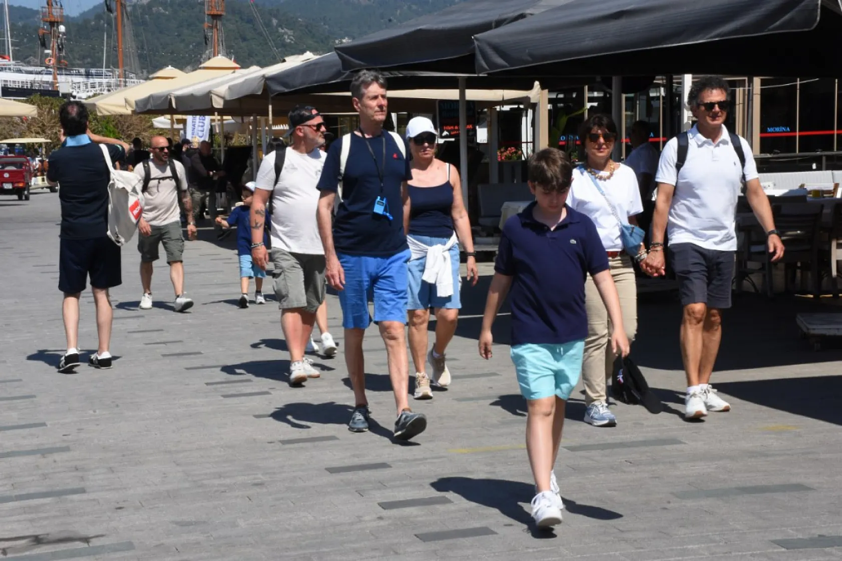 Marmaris'e 'MSC Divina' kruvaziyeriyle 3 bin 280 turist geldi
