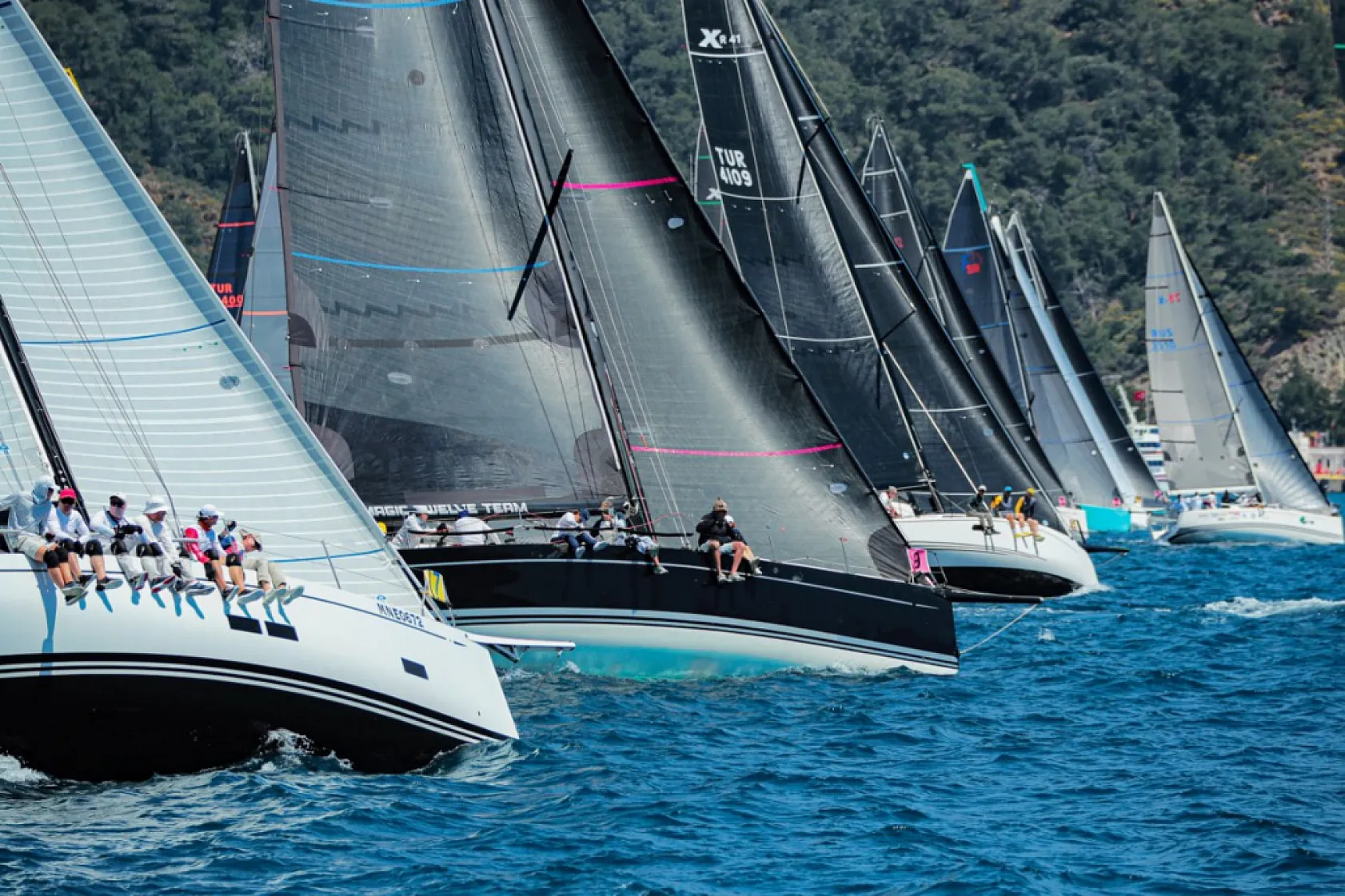 Marmaris'te 3. Uluslararası Akdeniz Yat Şampiyonası devam ediyor