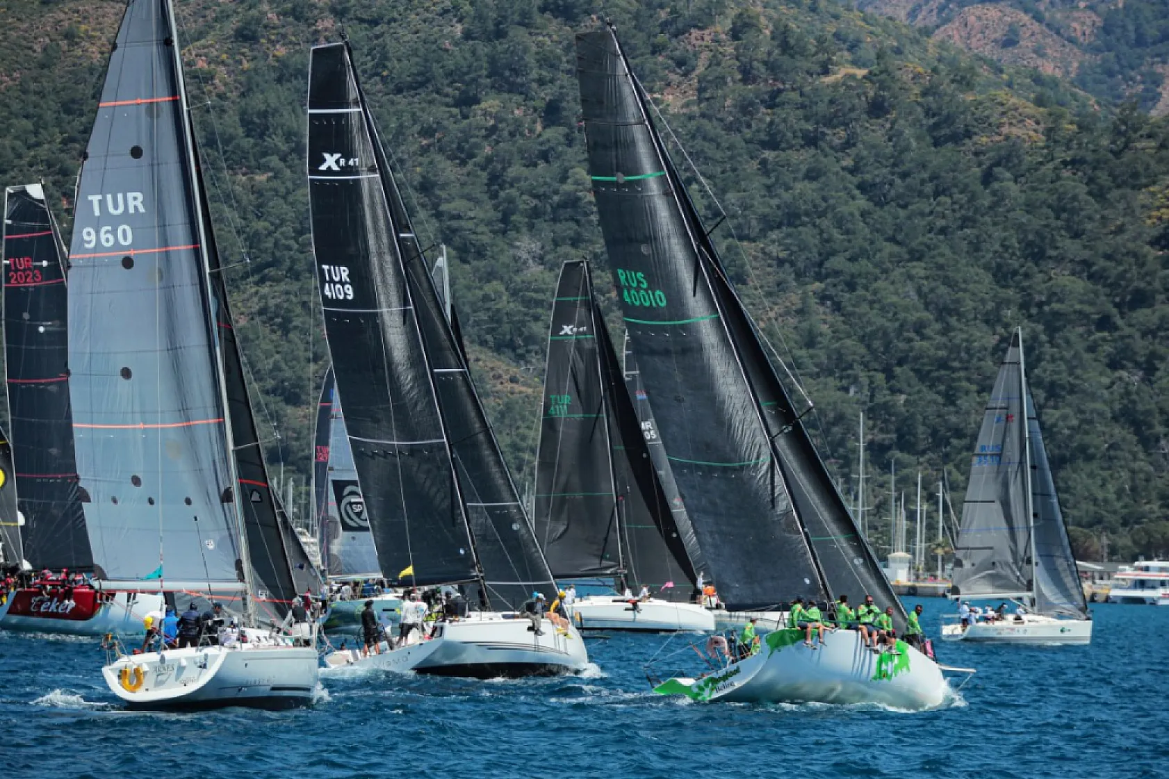 Marmaris'te 3. Uluslararası Akdeniz Yat Şampiyonası devam ediyor