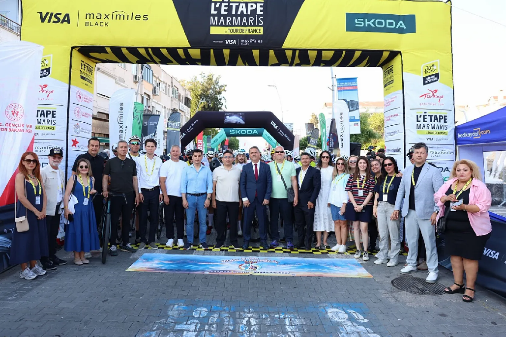 Marmaris'te Tour de France tamamlandı