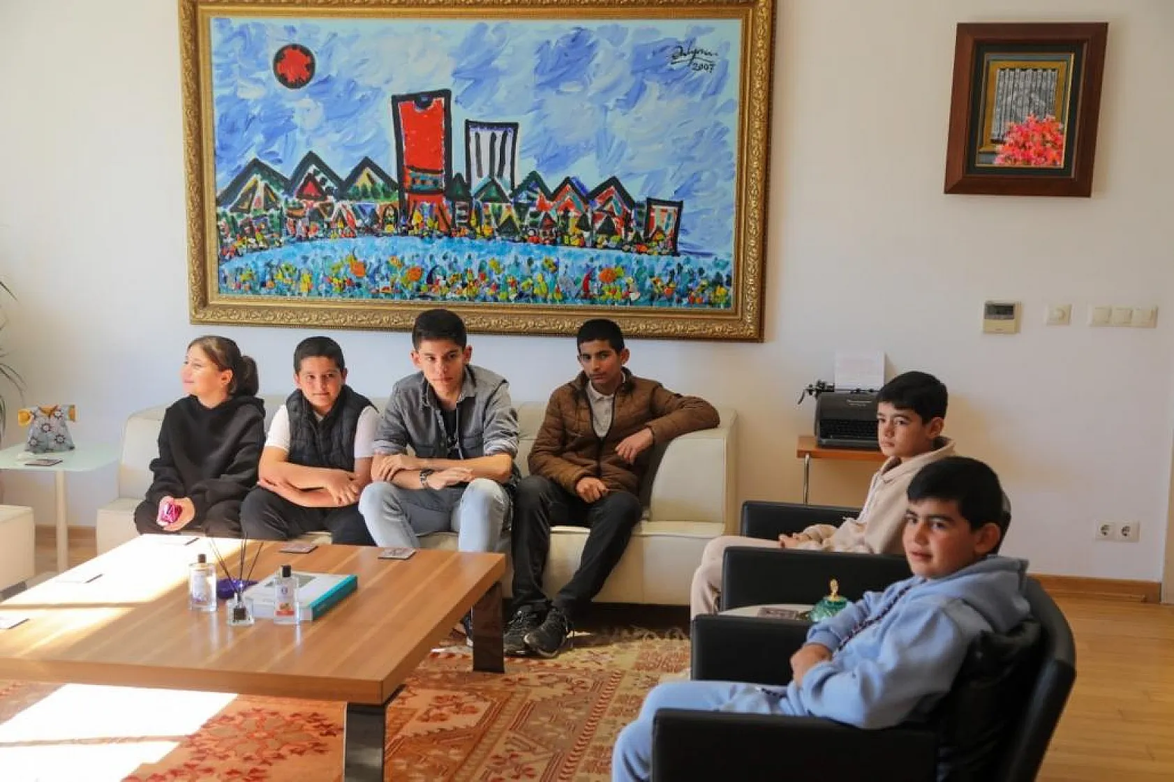 Çocuk Meclisinden Başkanlık Makamına Ziyaret