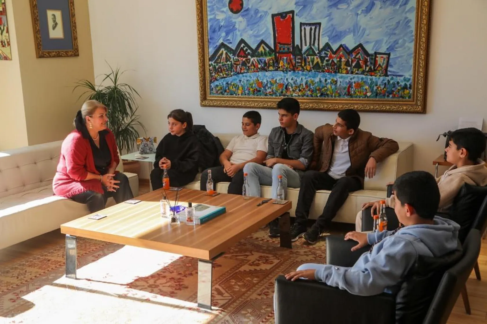 Çocuk Meclisinden Başkanlık Makamına Ziyaret