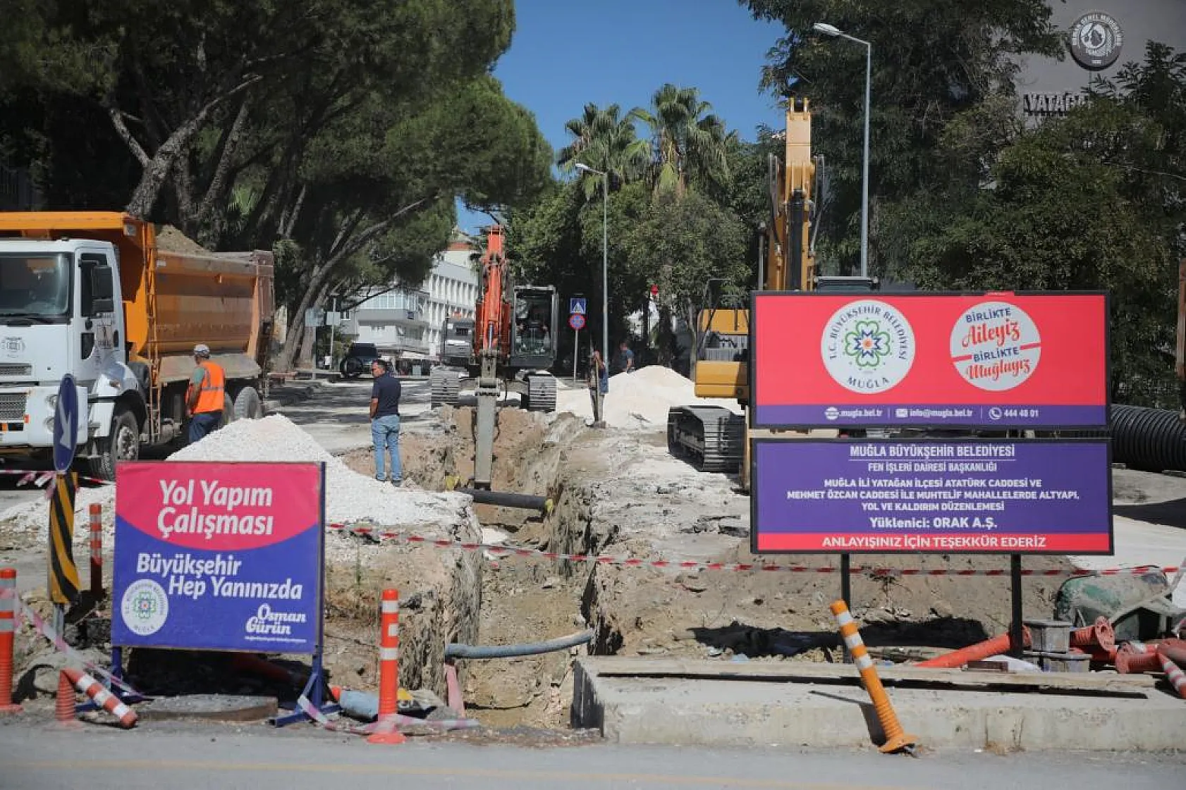 Alt ve Üstyapı Çalışmaları Sürüyor