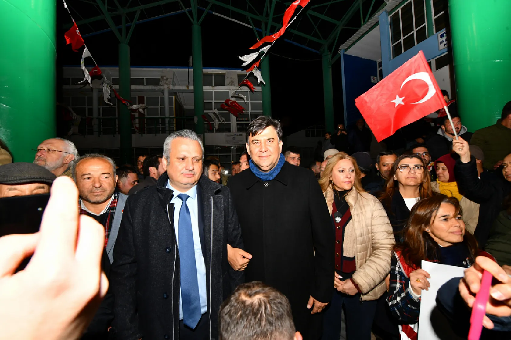 Fethiye'de Beşkaza Meydanı'nda Ekrem İmamoğlu'na destek buluşması