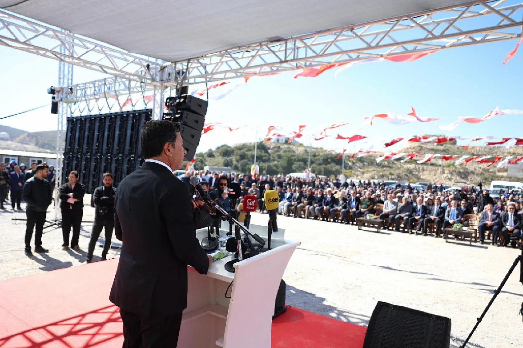 Büyükşehir Belediyesi'nden Hayvancılığa Büyük Destek: Flake Yem Üretim Tesisi'nin Temeli Atıldı