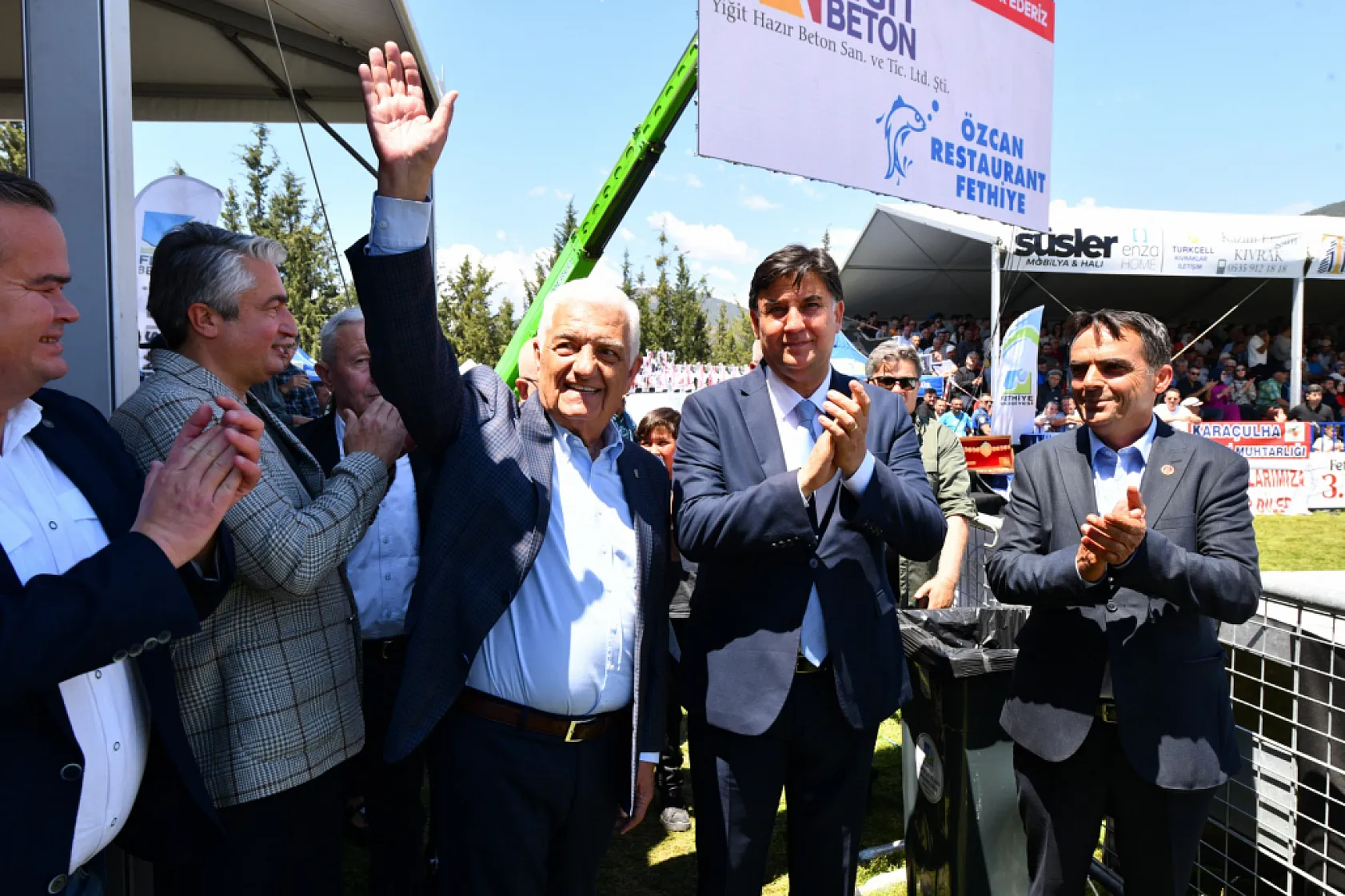 Fethiye'de Başpehlivanlar Er Meydanında