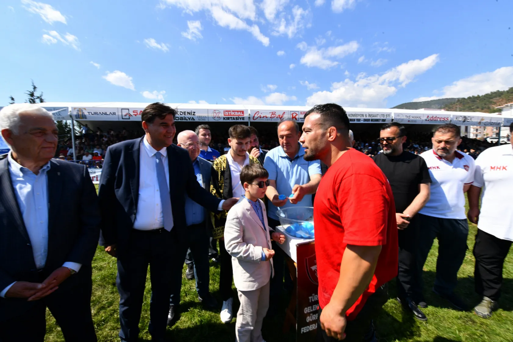 Fethiye'de Başpehlivanlar Er Meydanında