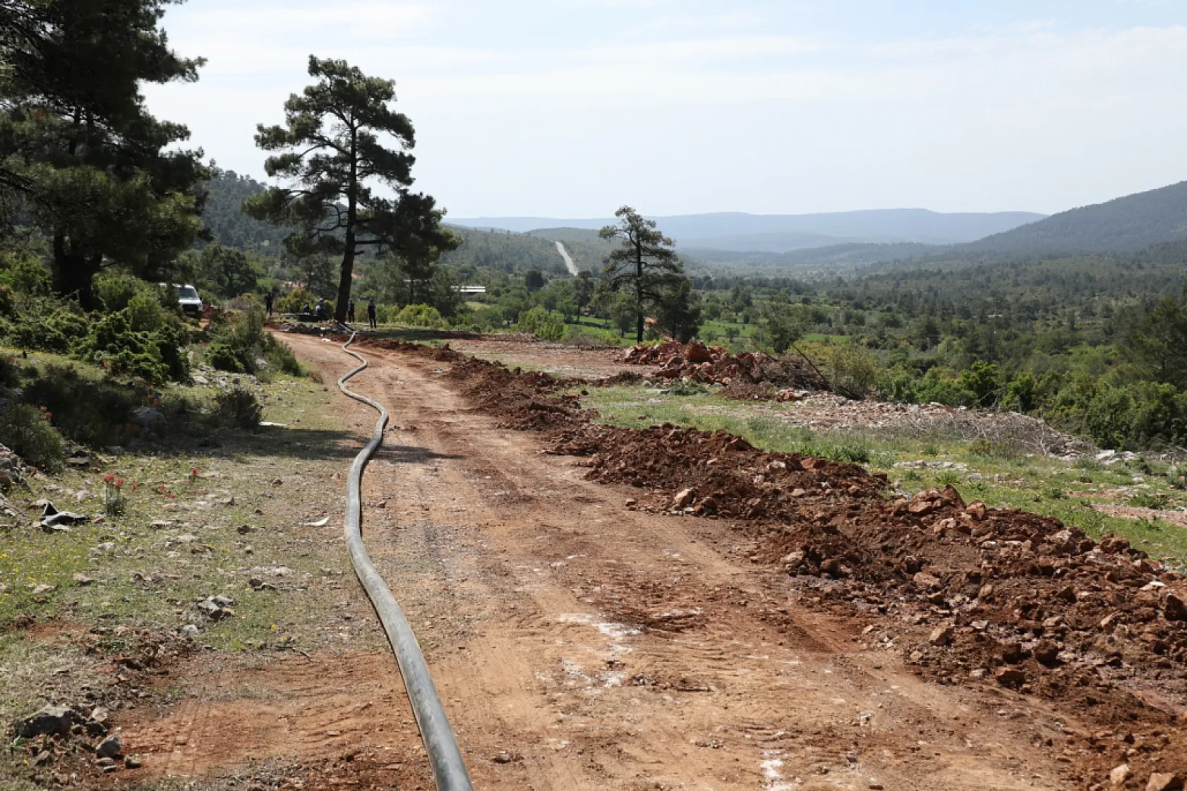 Menteşe'de 1800 Metrelik Su Hattı Yenileniyor