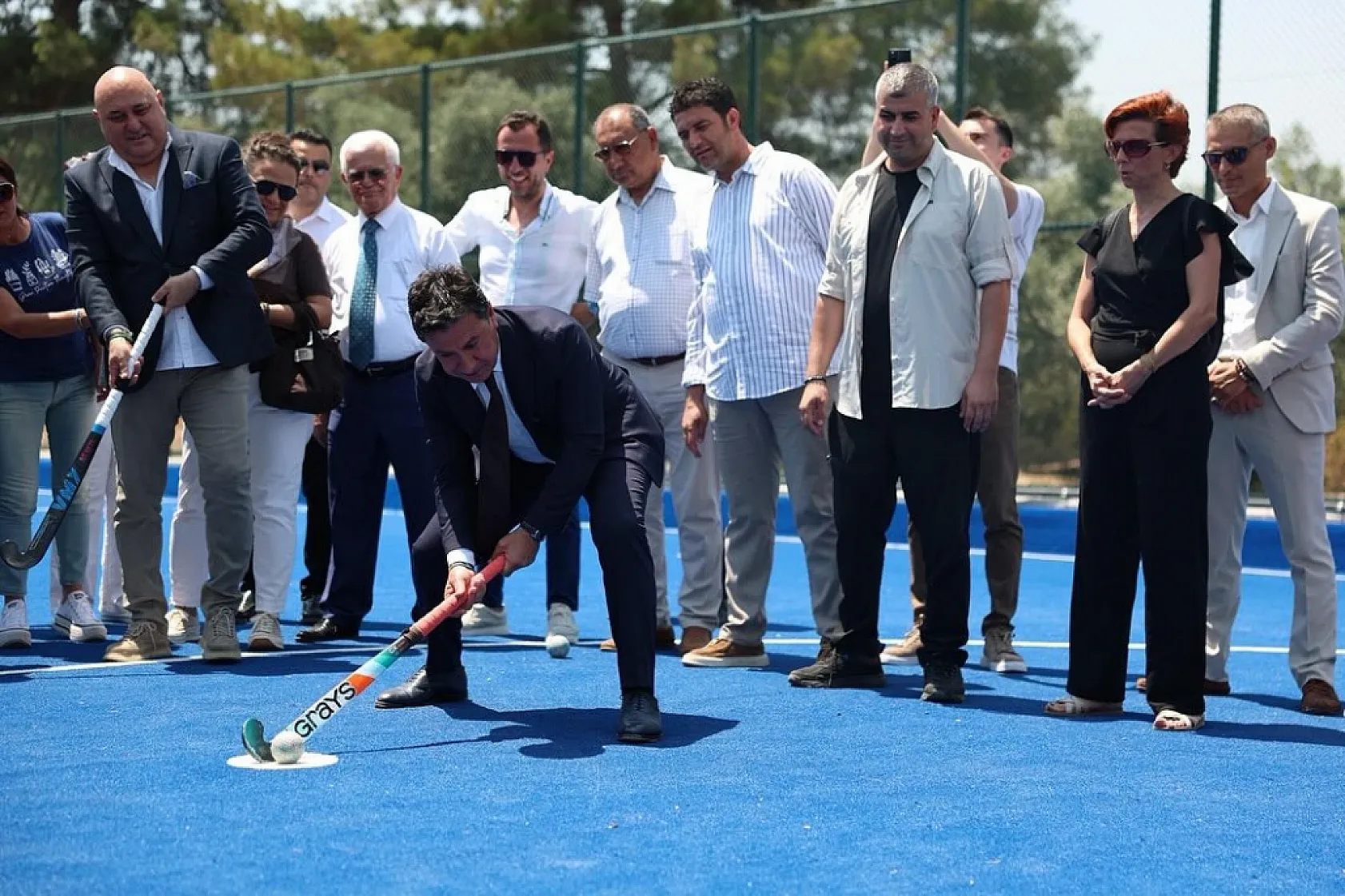 Yatağan'a Çim Hokeyi Sahası Açıldı