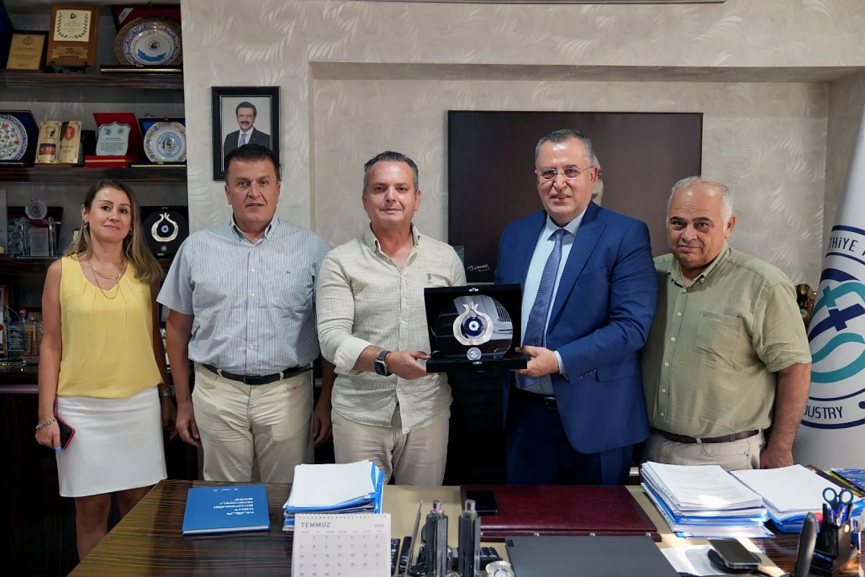 Kaymakam Fatih Akkaya'dan FTSO'ya iade-i ziyaret