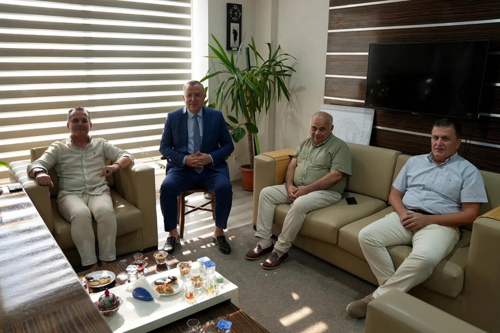 Kaymakam Fatih Akkaya'dan FTSO'ya iade-i ziyaret