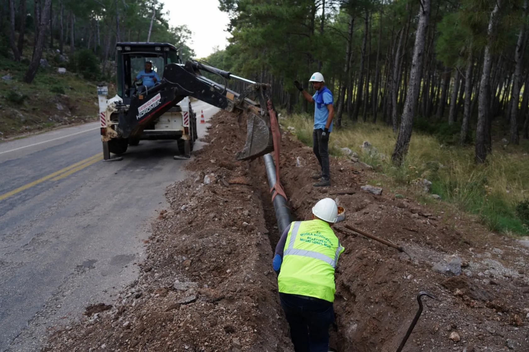 MUSKİ, Fethiye'nin Kayaköy ve Karakeçililer Mahallesinin Su Sorununu Çözüyor