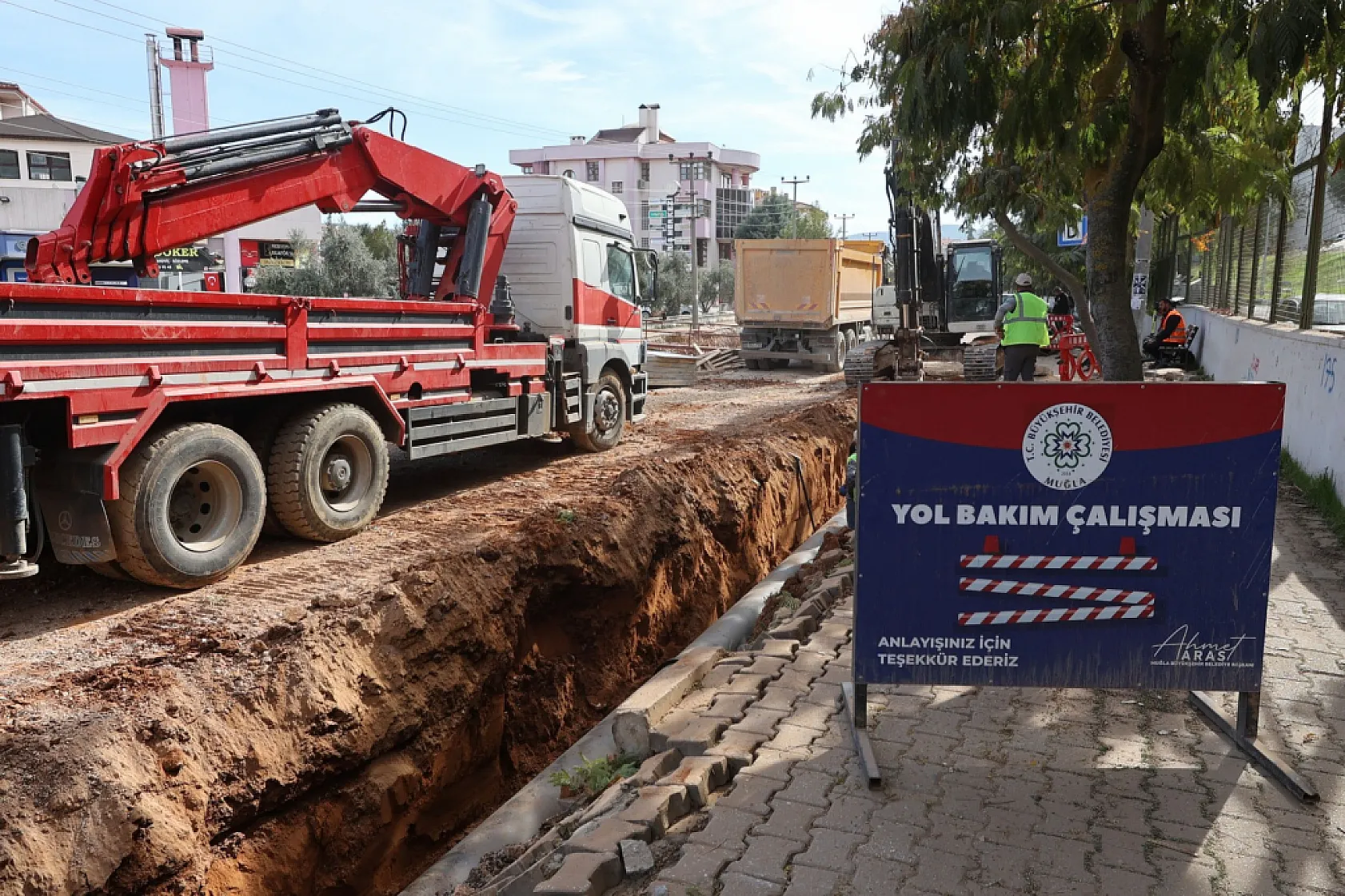 Dev Yatırımın Çalışmaları Sürüyor Kötekli ve Yeniköy Güzelleşiyor