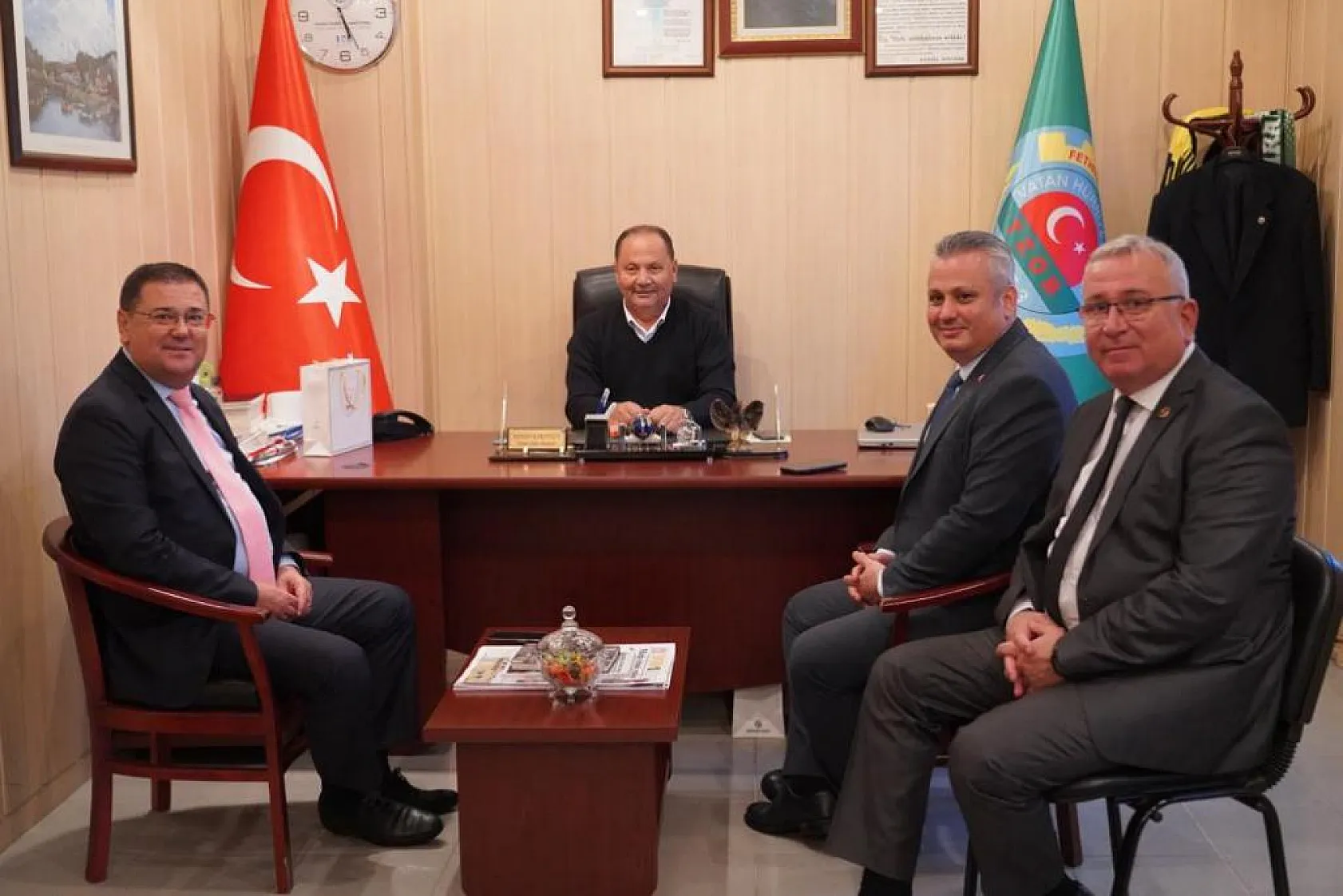 Başkan Tokat Fethiye'de ziyaretlerde bulundu