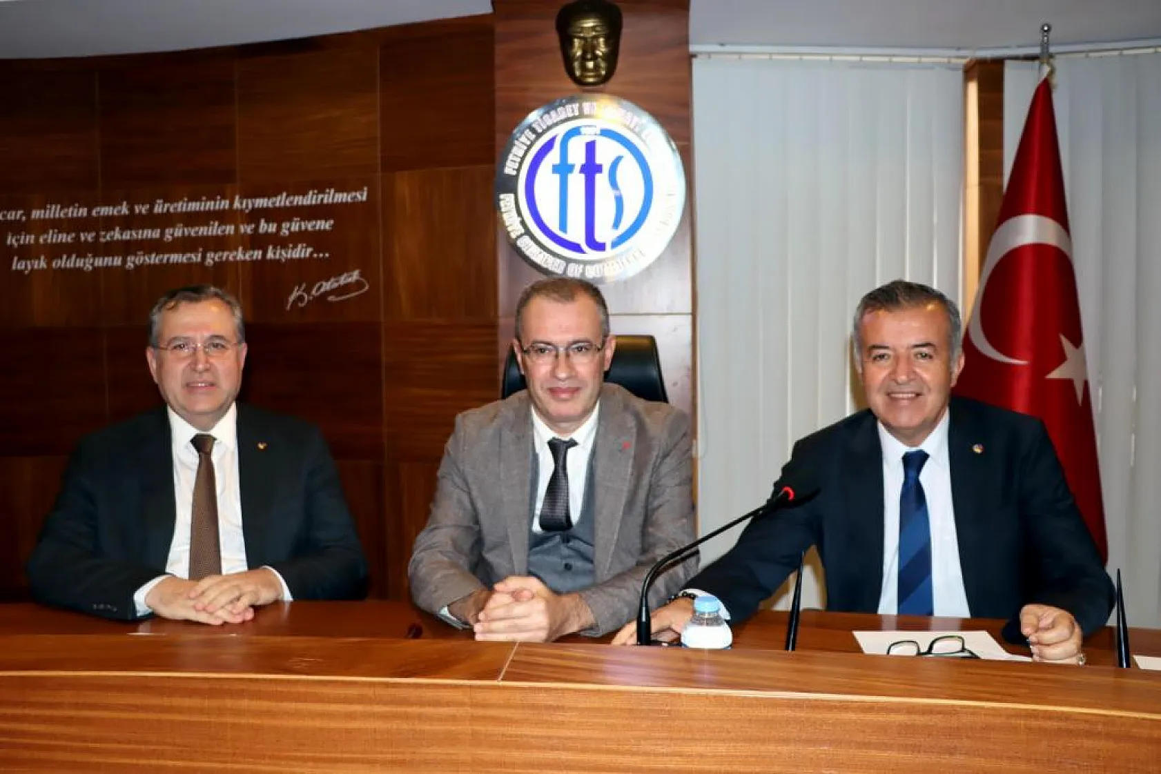 Kaymakam Ertaş, FTSO toplantısına katıldı