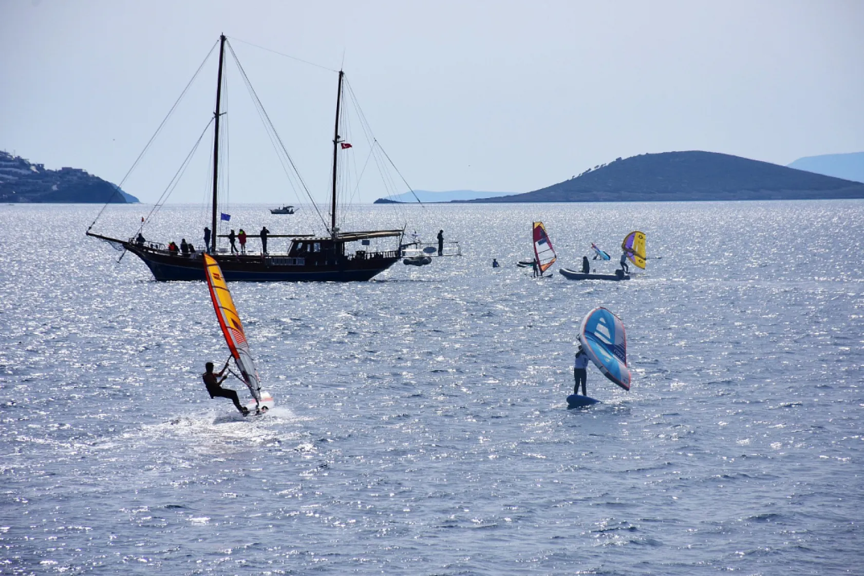 Muğla Gençlik Kupası Yelken Yarışları yapıldı