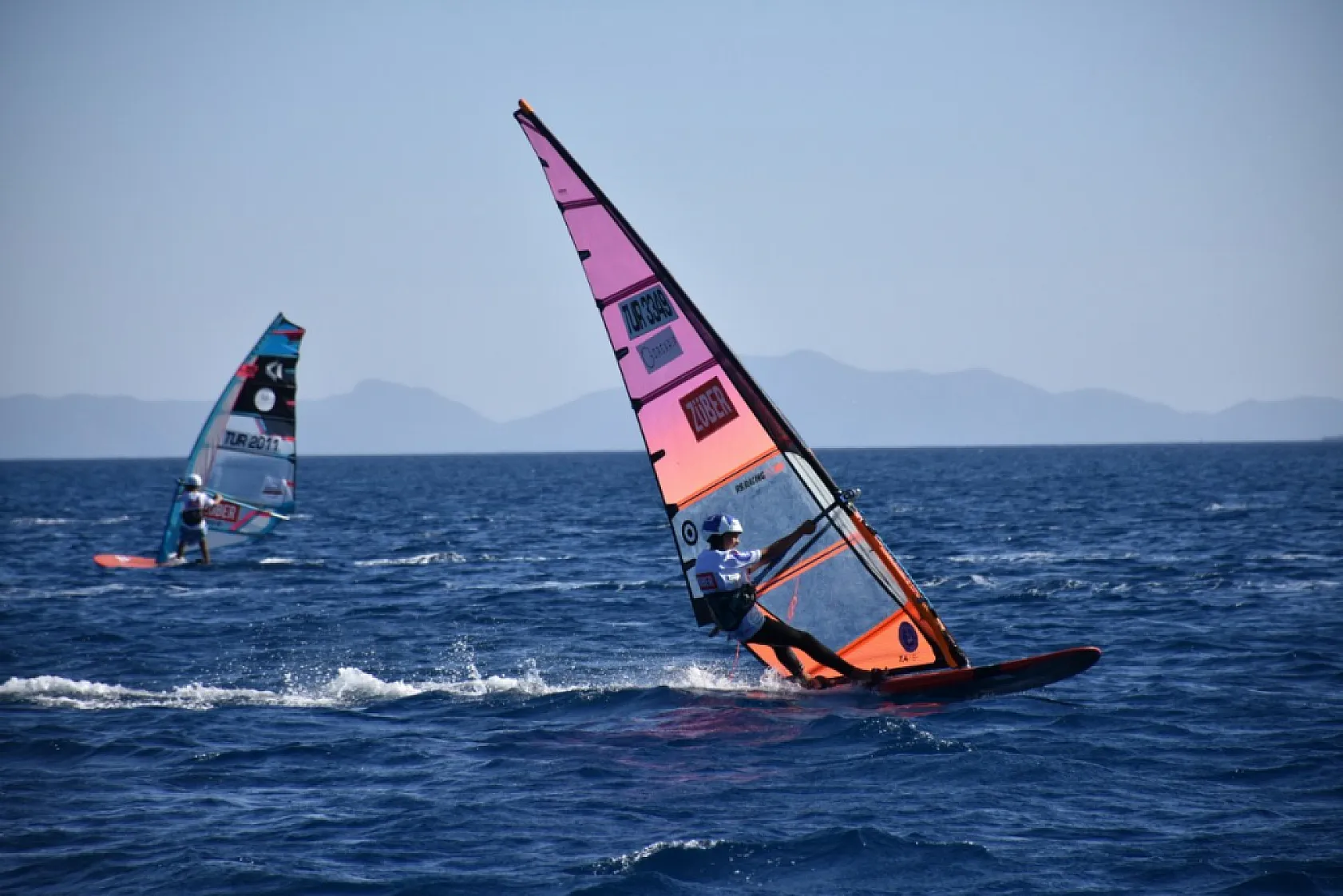 Züber TYF Windsurf Türkiye Ligi Şampiyonası'nın 3. ayak yarışları, Bodrum'da tamamlandı