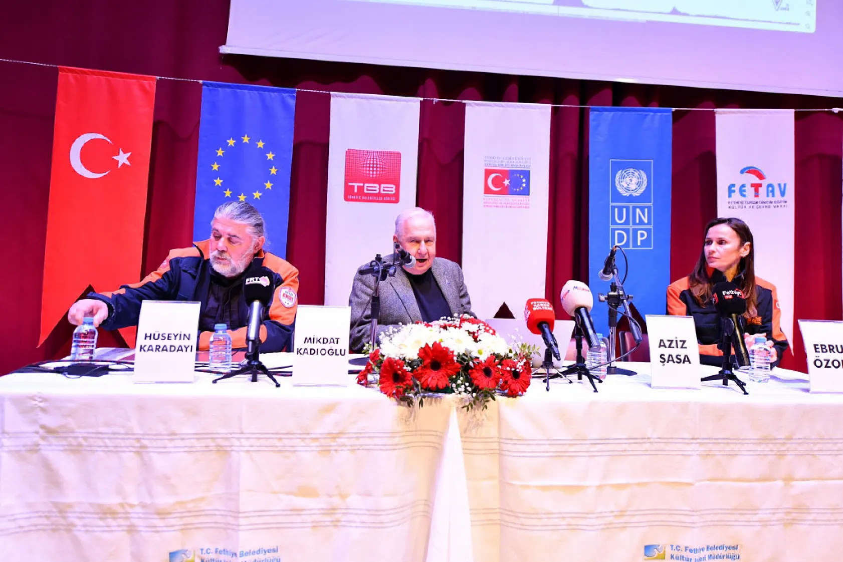 Fethiye'de 'Afetlere Karşı Güvenli Fethiye' projesinin tanıtımı yapıldı
