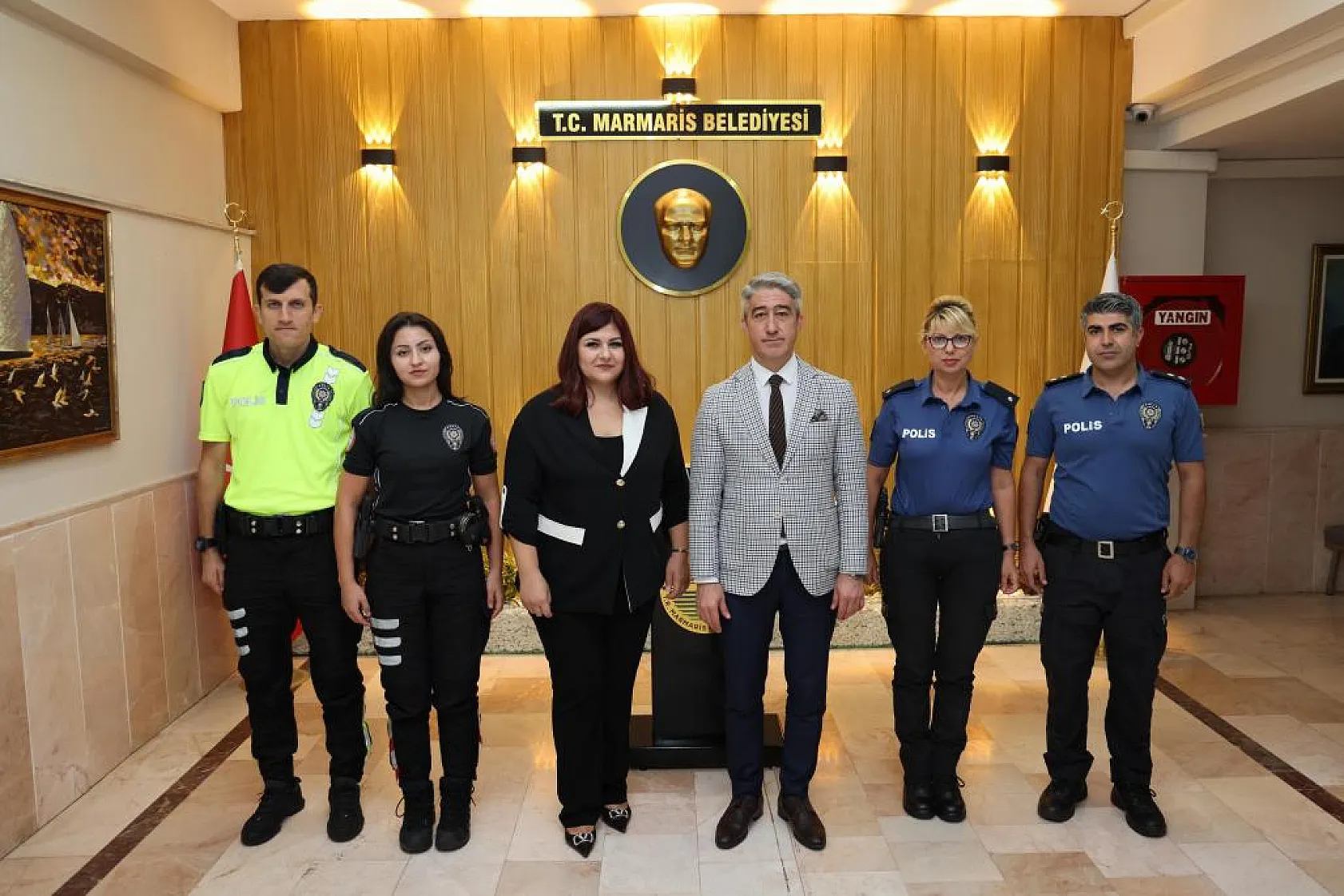 Başkan Oktay, İlçe Emniyet Müdürü Öztürk'ü Ağırladı