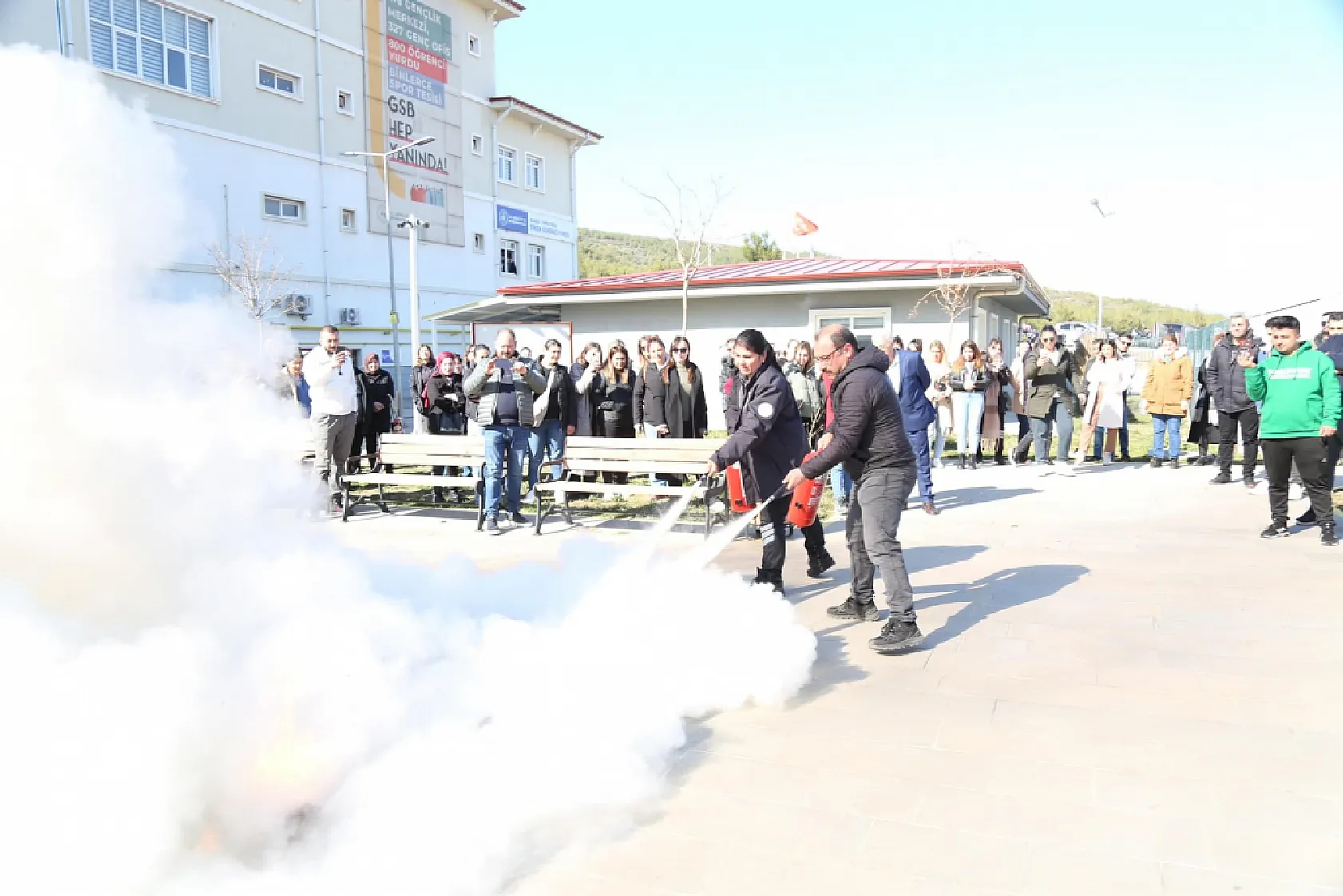 Muğla Gençlik ve Spor İl Müdürlüğü'nden yangın ve acil durum seferberliği