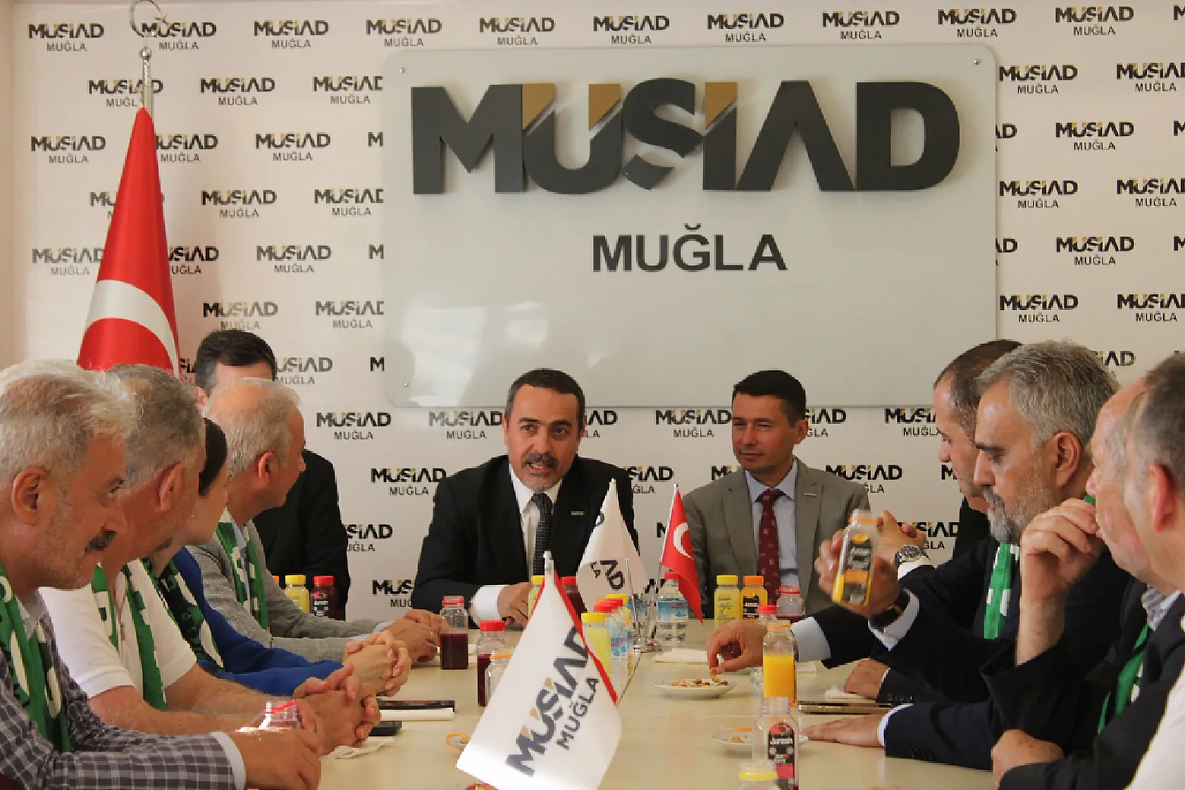 Muğlaspor'dan Muğla MÜSİAD'a ziyaret