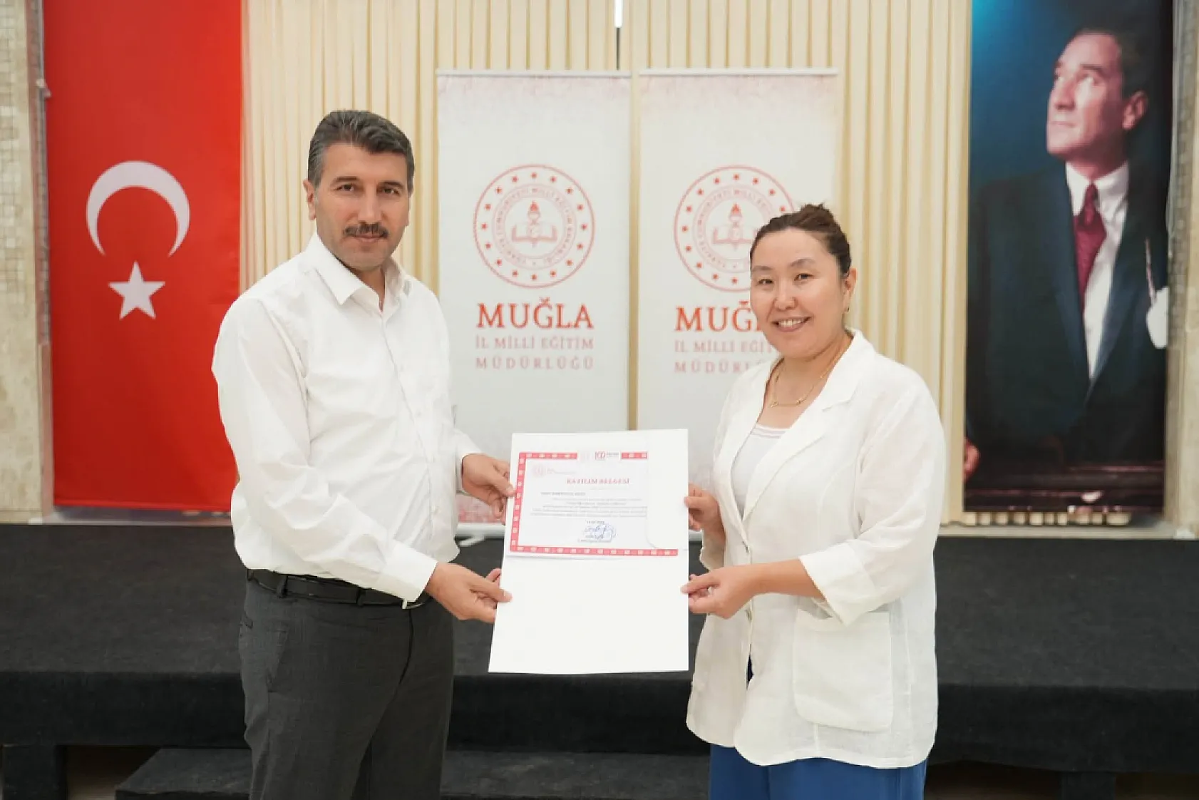 Kazakistanlı Öğretmenler Muğla'da Eğitim ve Kültür Programını Tamamladı