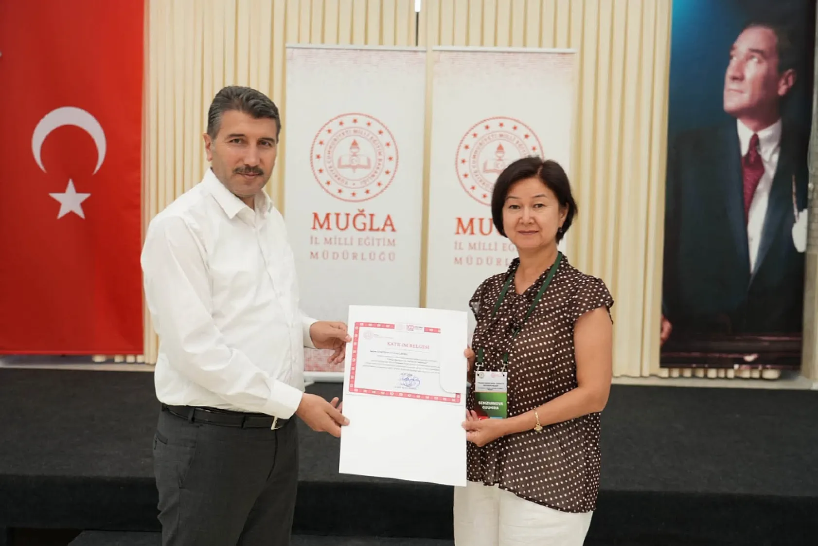 Kazakistanlı Öğretmenler Muğla'da Eğitim ve Kültür Programını Tamamladı