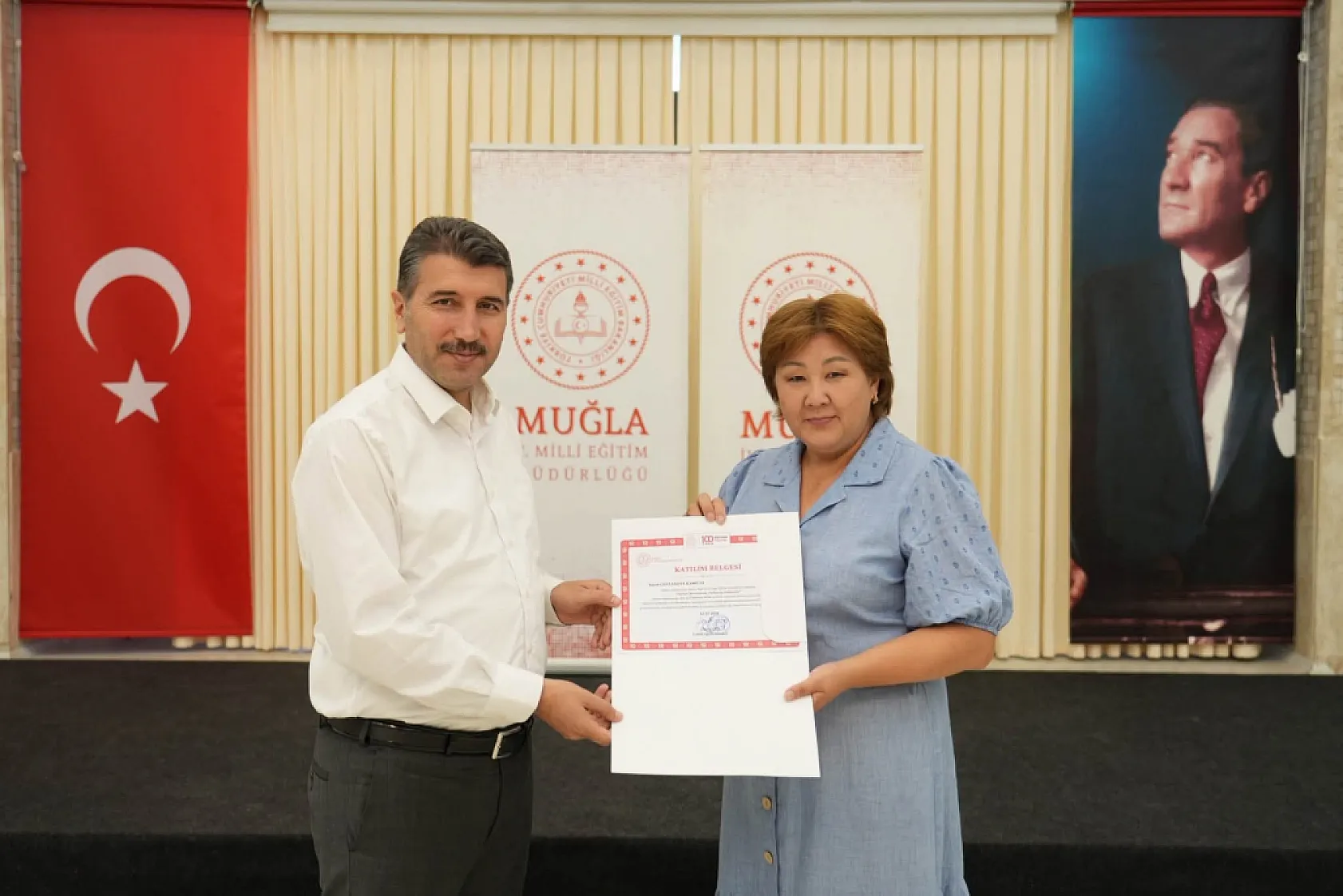 Kazakistanlı Öğretmenler Muğla'da Eğitim ve Kültür Programını Tamamladı