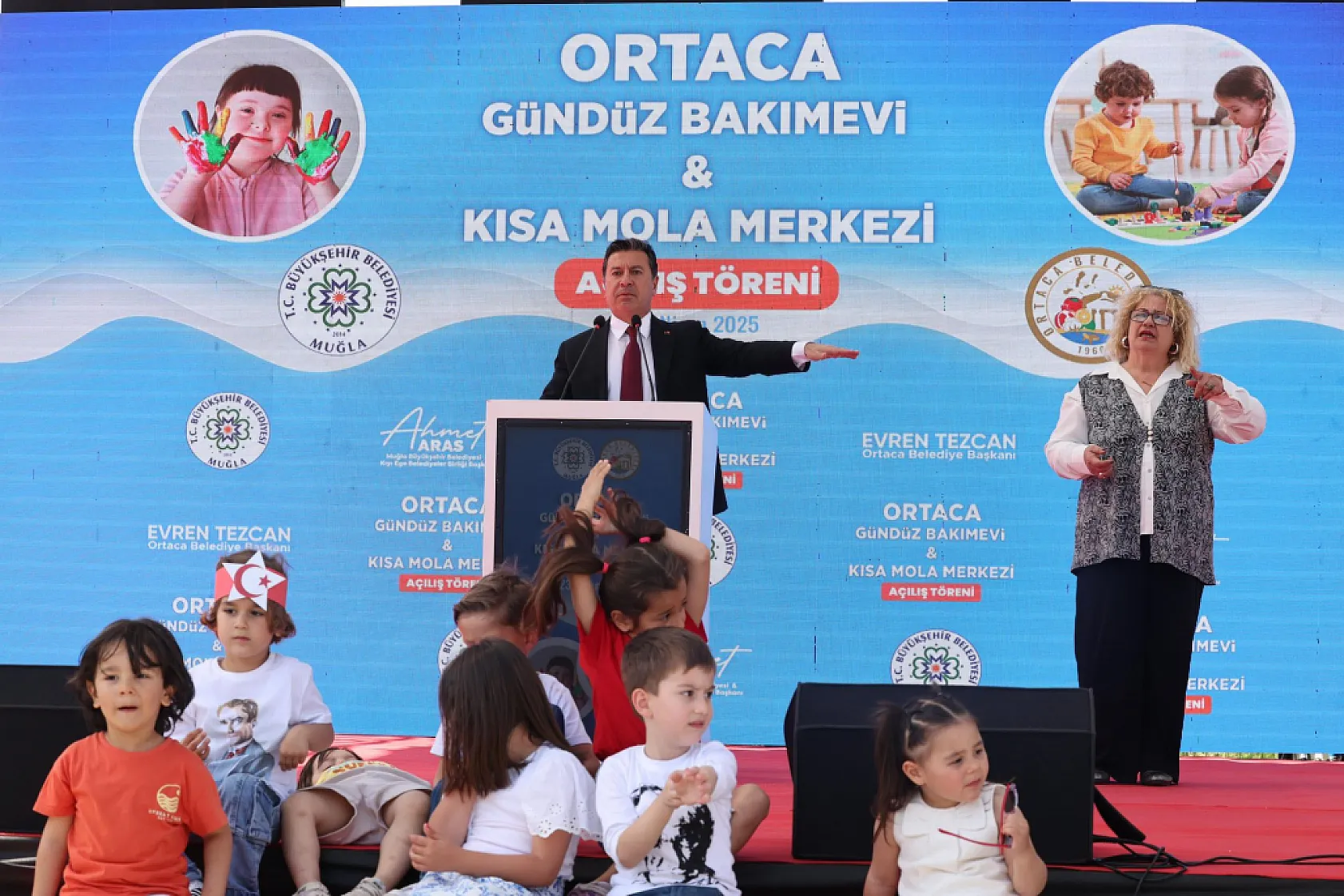 Muğla Büyükşehir Belediyesi Ortaca Kısa Mola Merkezi ve Gündüz Bakımevi açıldı
