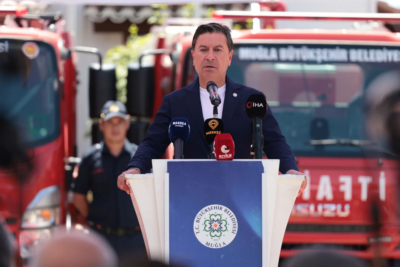 Muğla Büyükşehir'e Ait Yangın Tankerleri Görevde