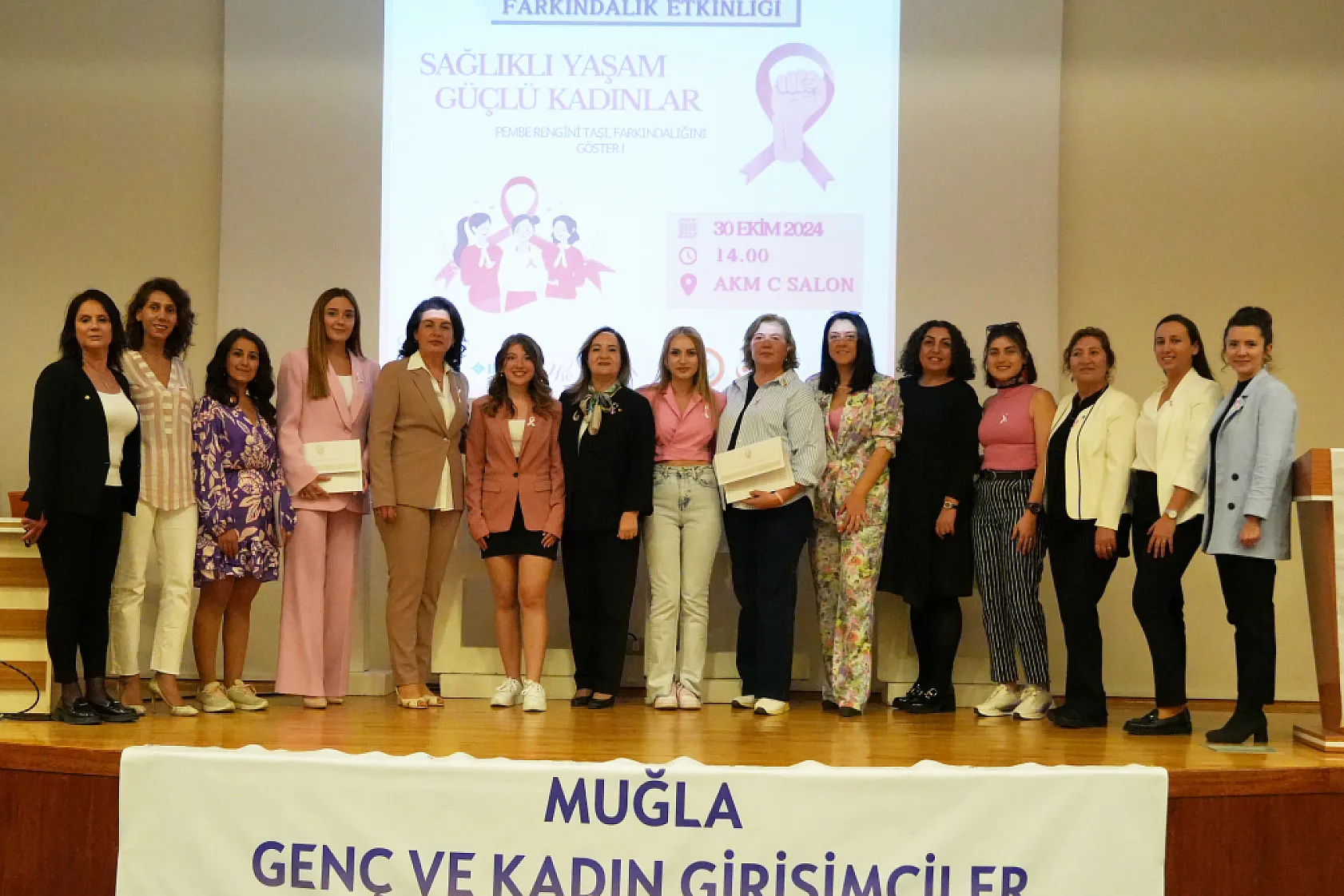 Muğla Girişimci Kurullarından Meme Kanseri Farkındalık Etkinliği