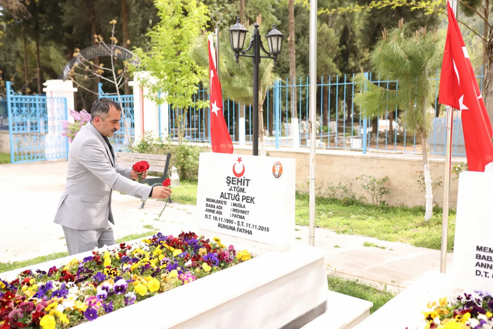 MHP Muğla İl Başkanı Oltulu'nun İlk Ziyareti Şehit Ailesine Oldu
