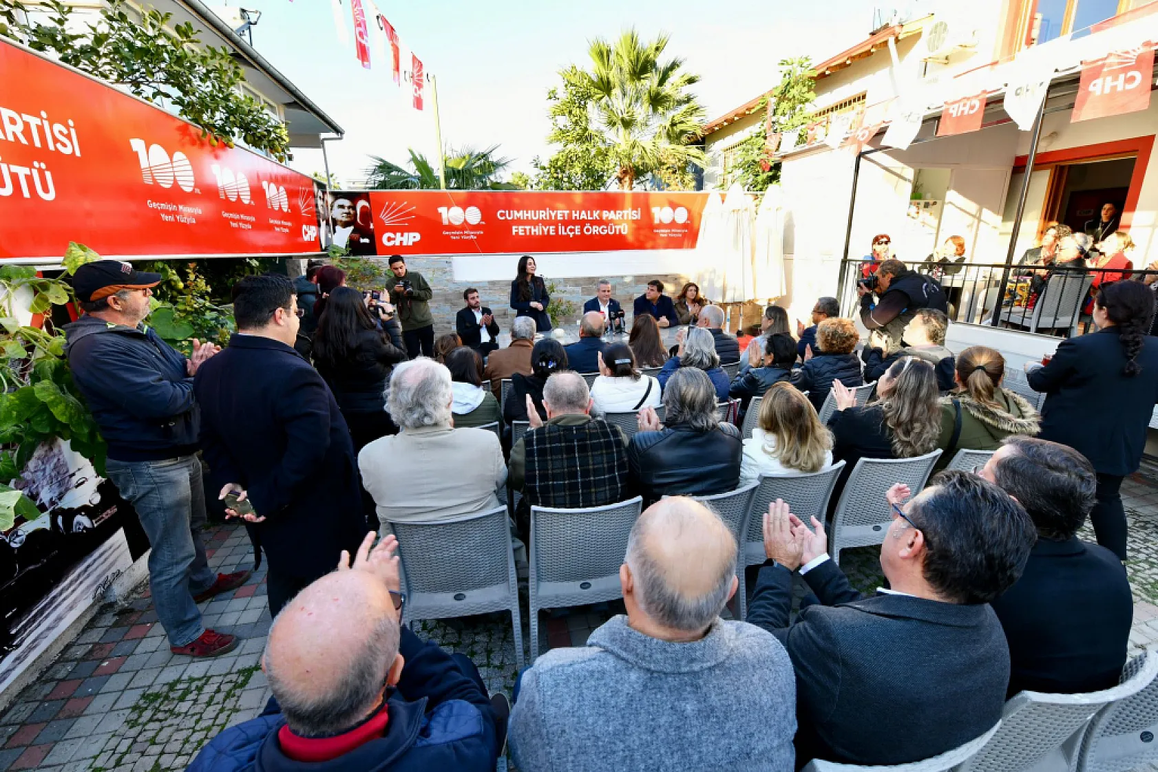 Fethiye'de Başkan Karaca şiddetli yağış hakkında konuştu, Projelerden bahsetti